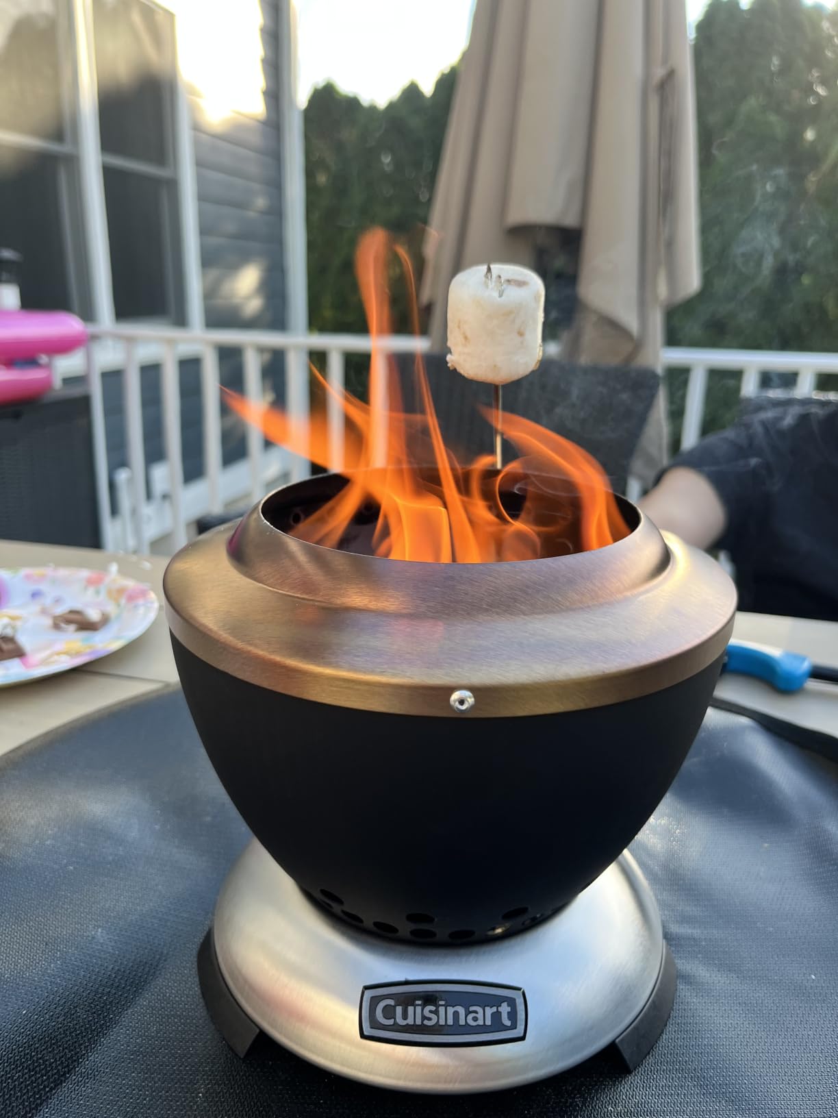Love this little fire pit!