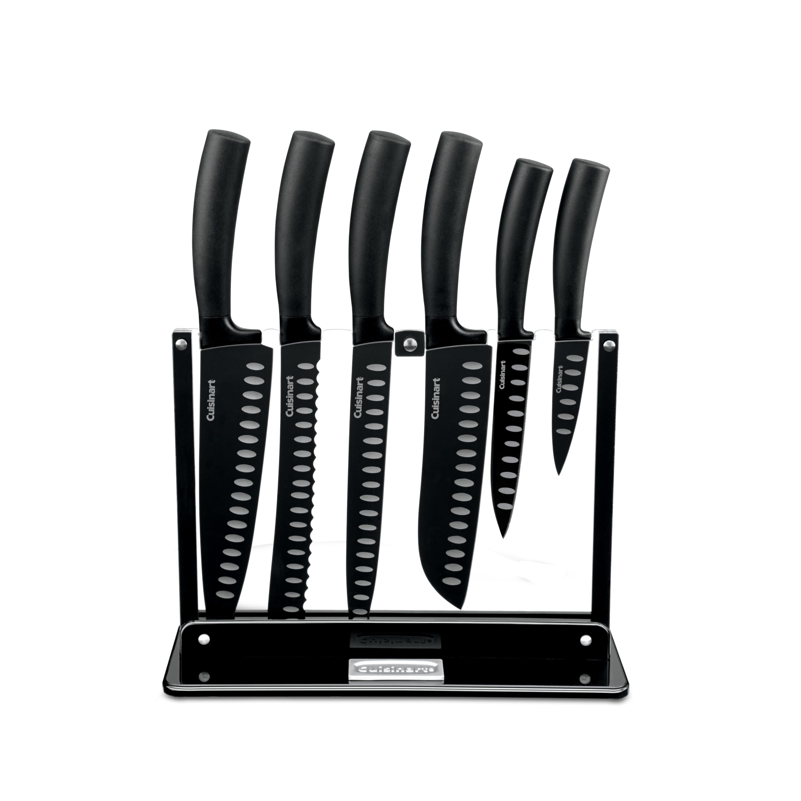 cuisinart-classic-nonstick-edge-collection-7-piece-cutlery-knife-set-with-acryli image 1