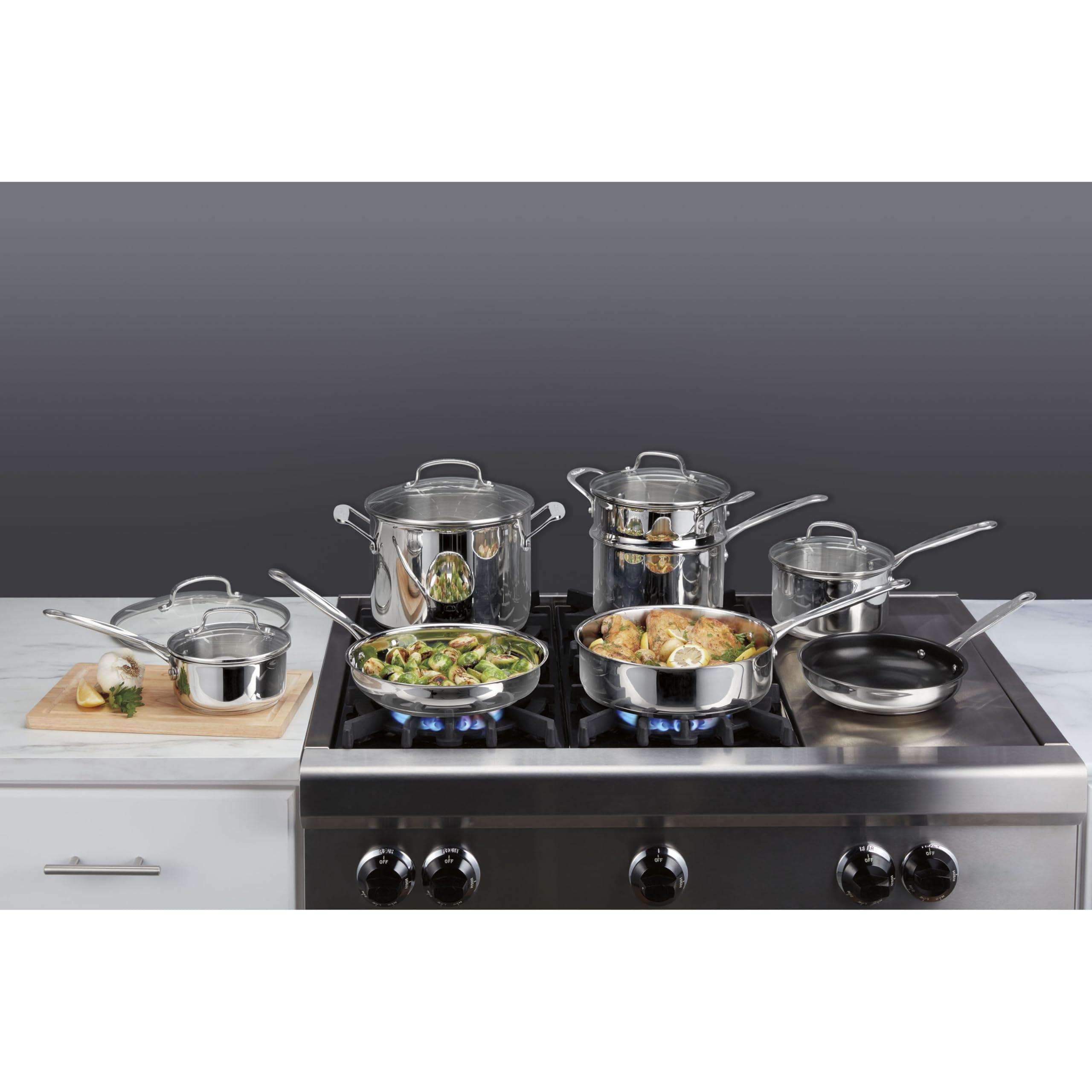 cuisinart-chef-s-classic-stainless-cookware-13-piece-set-77-13 image 3