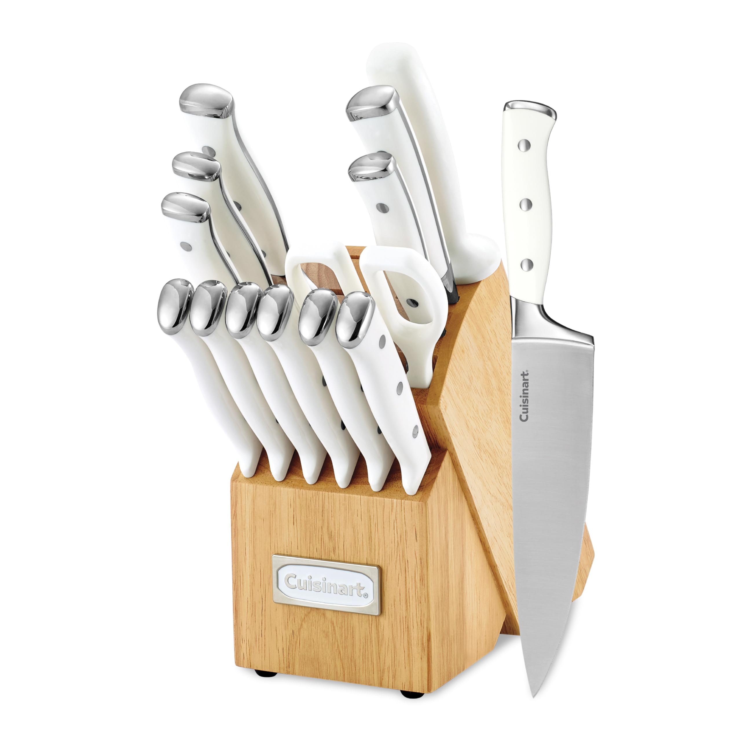 cuisinart-classic-forged-triple-rivet-15-piece-knife-set-with-block-high-carbon- image 1