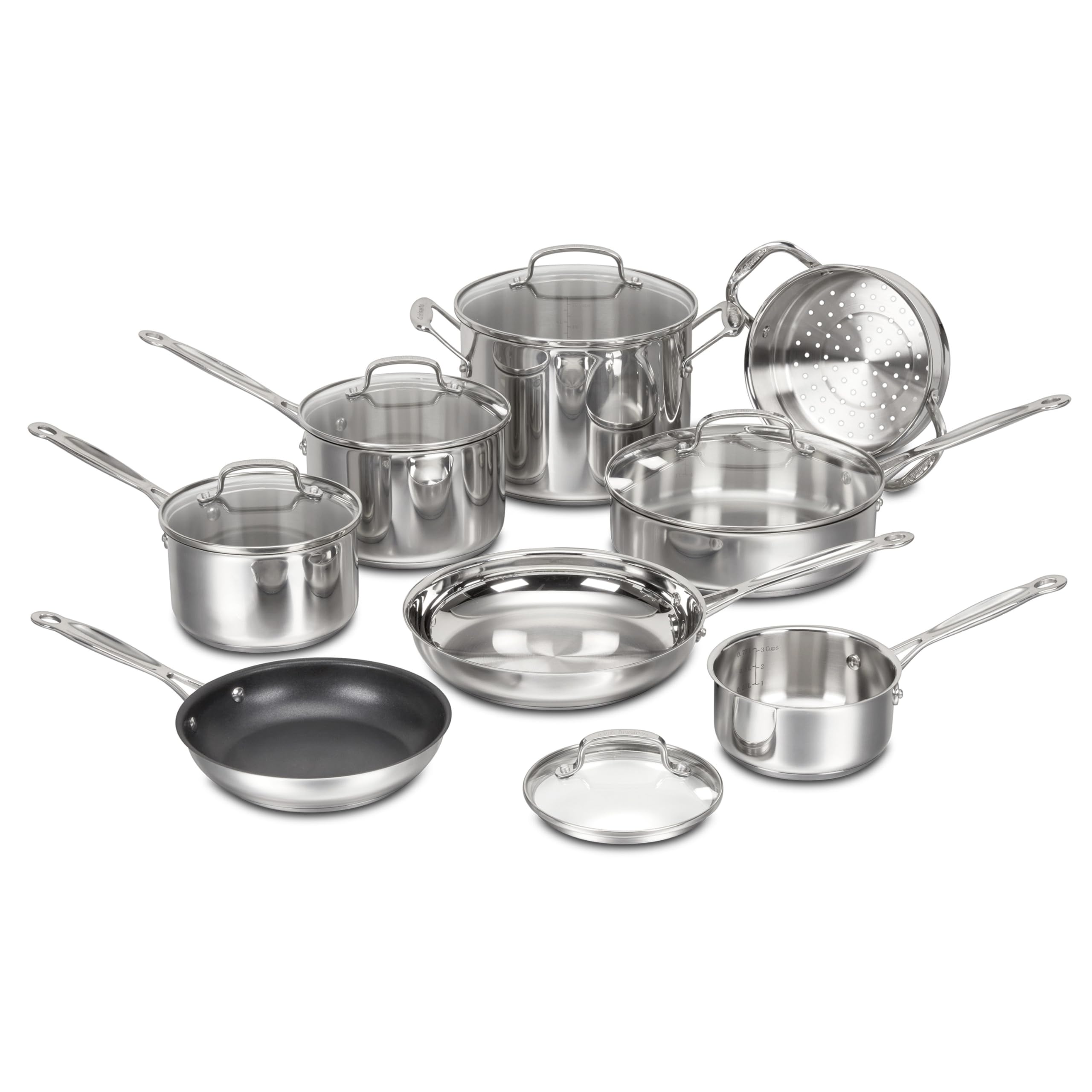 cuisinart-chef-s-classic-stainless-cookware-13-piece-set-77-13 image 1