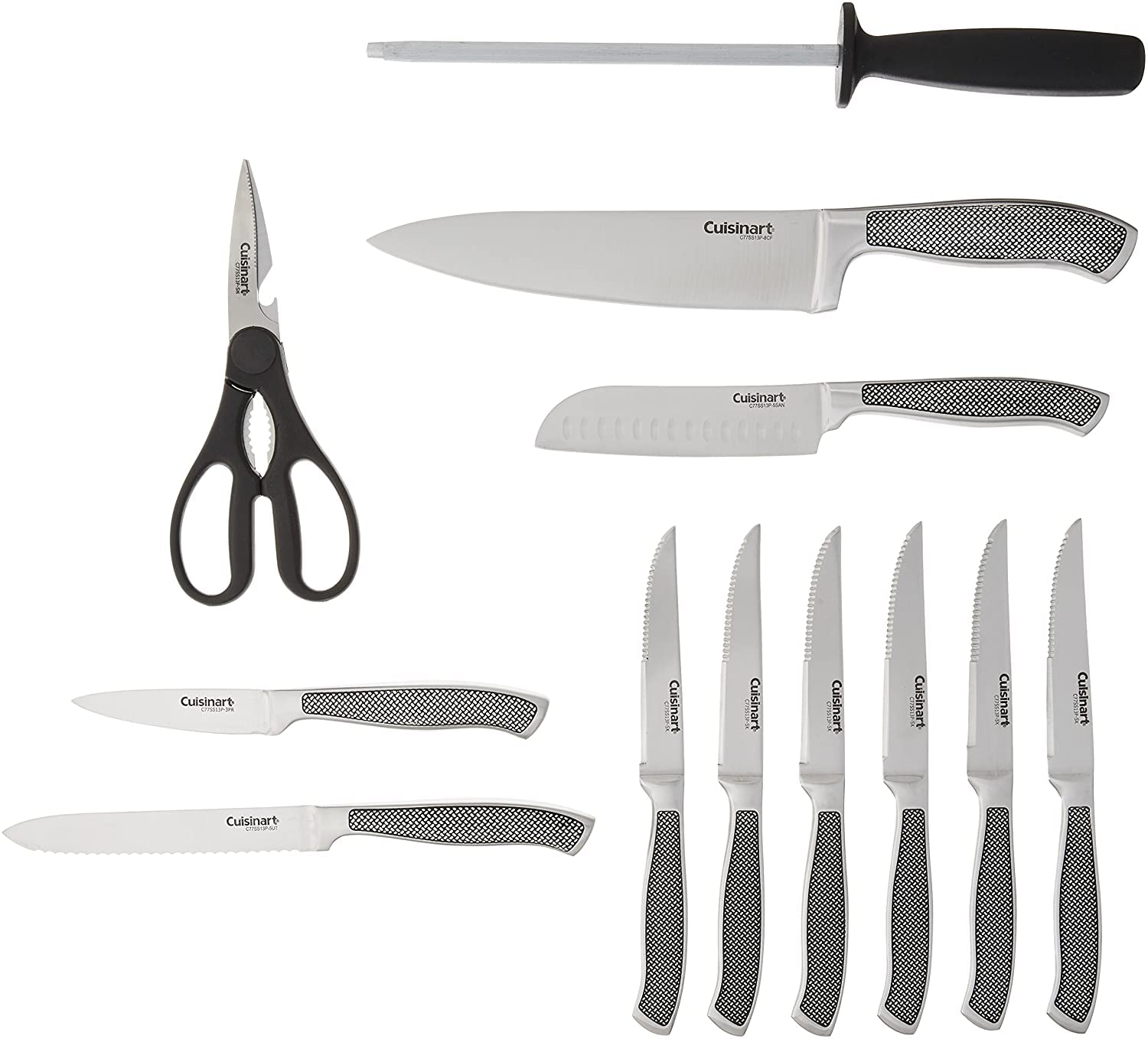 cuisinart-graphix-13-piece-knife-block-set-stainless-steel image 4