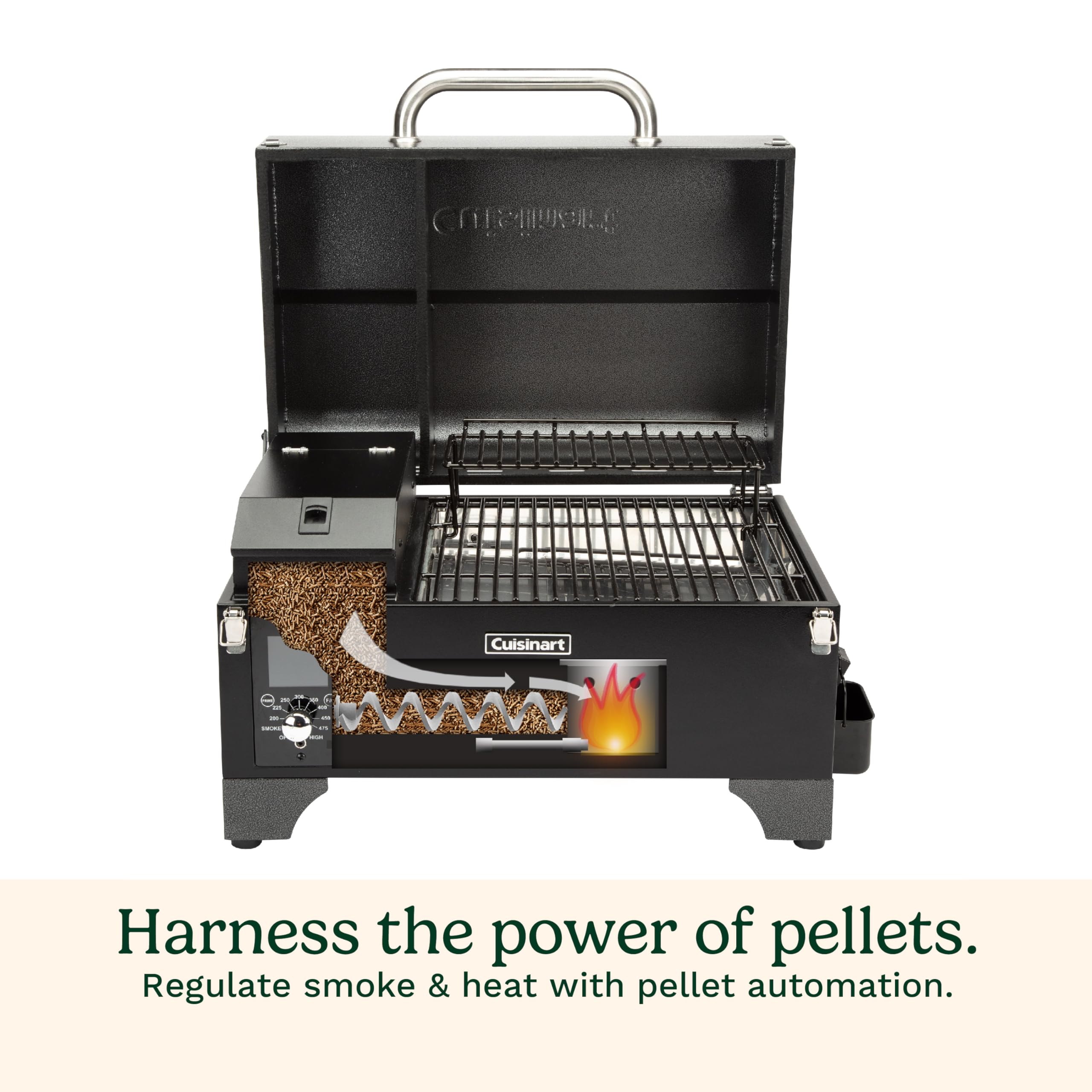 cuisinart-8-in-1-portable-wood-pellet-grill-and-smoker-compact-for-rv-tailgates- image 4