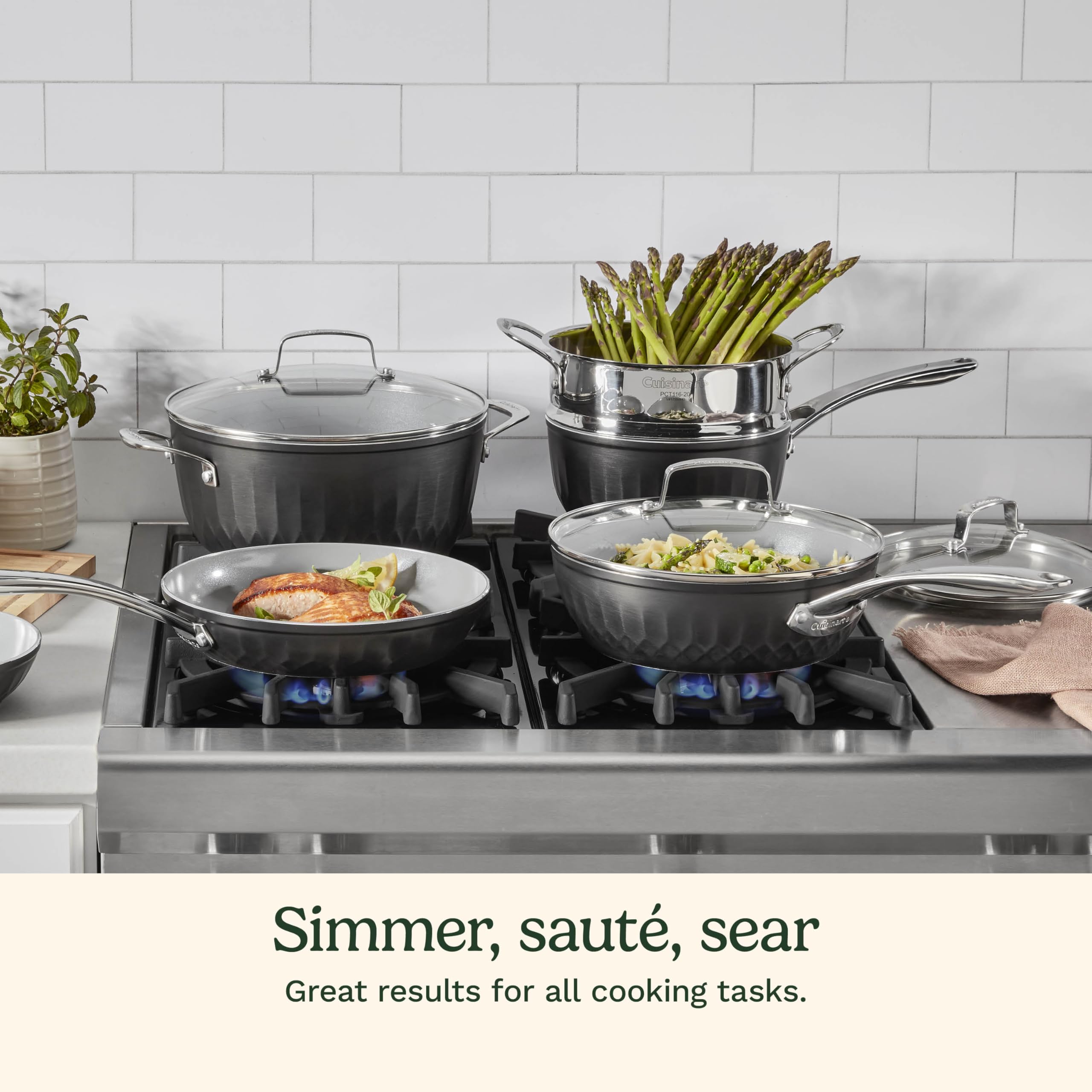cuisinart-color-impressions-11-piece-ceramic-nonstick-cookware-set-58s-11bk image 4