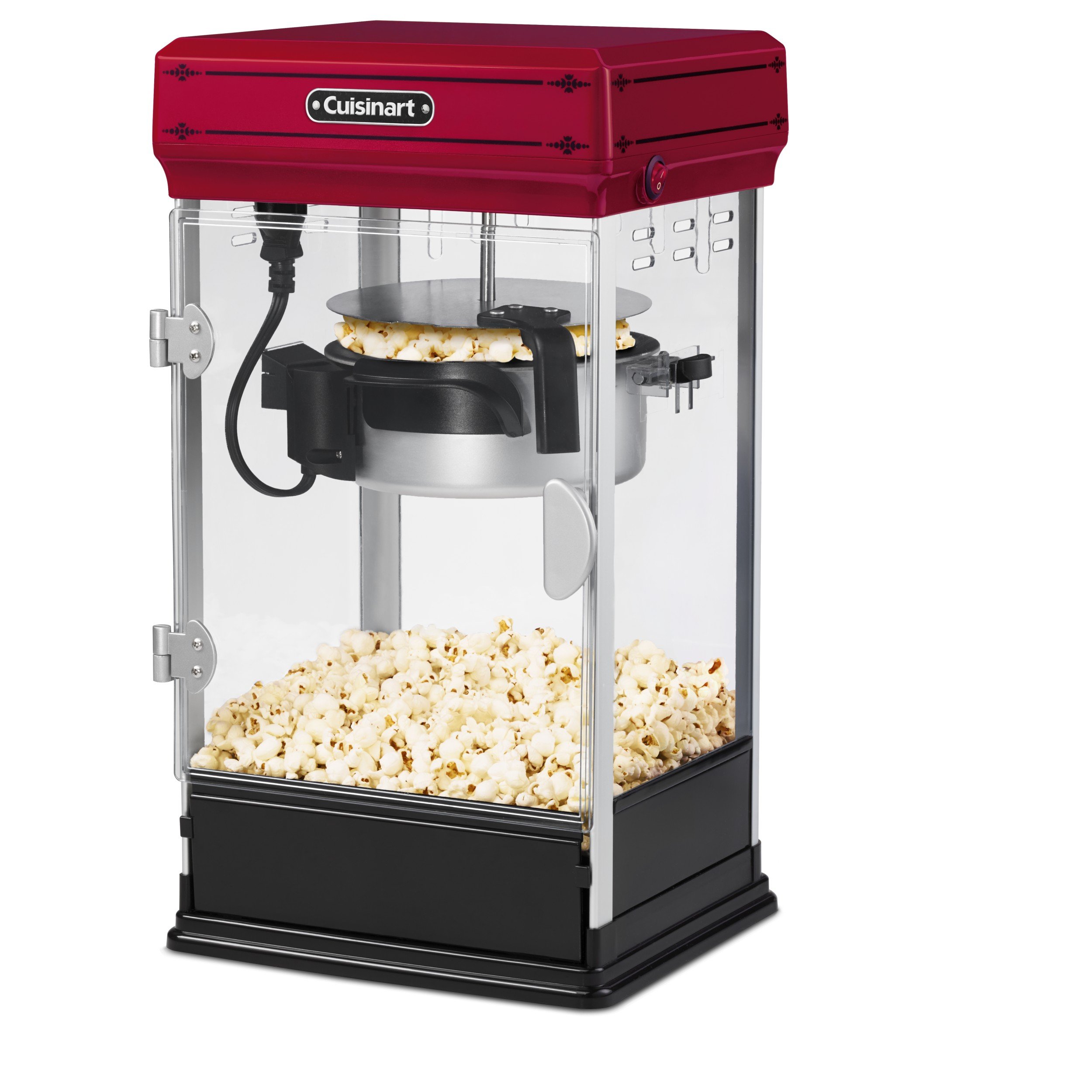 cuisinart-cpm-28-classic-style-popcorn-maker-red-10-cup-capacity image 2