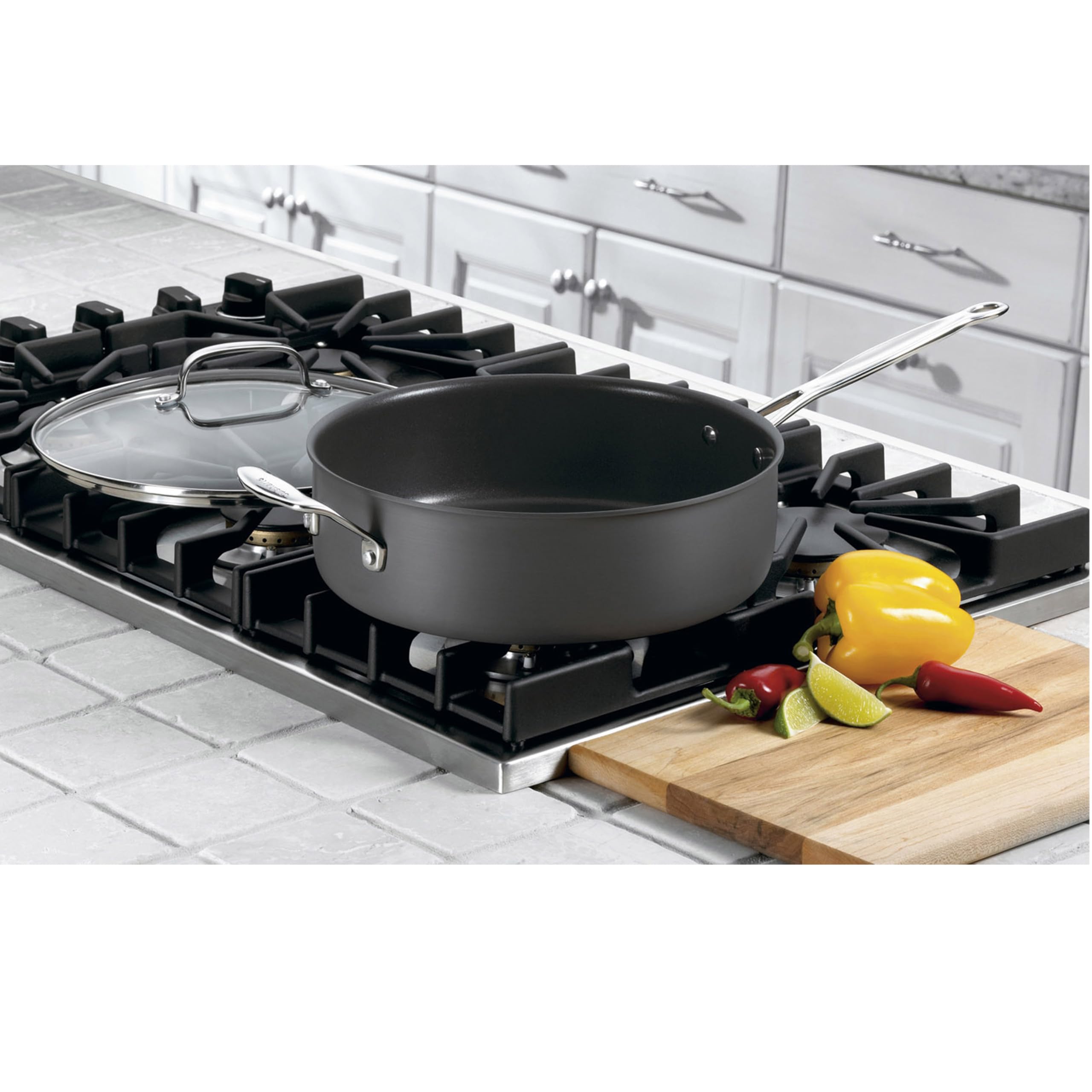cuisinart-chef-s-classic-nonstick-hard-anodized-5-5-quart-saut-pan-with-helper-h image 2