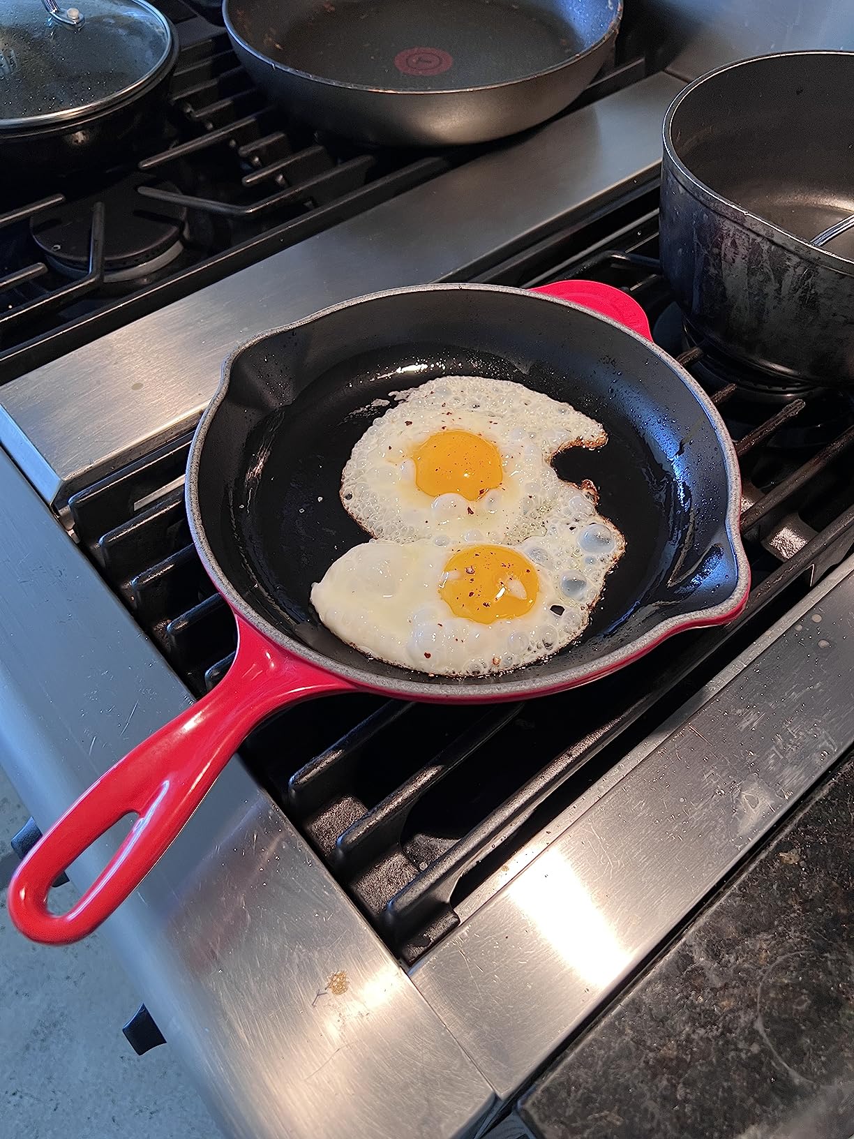 Solid pan, small quibble