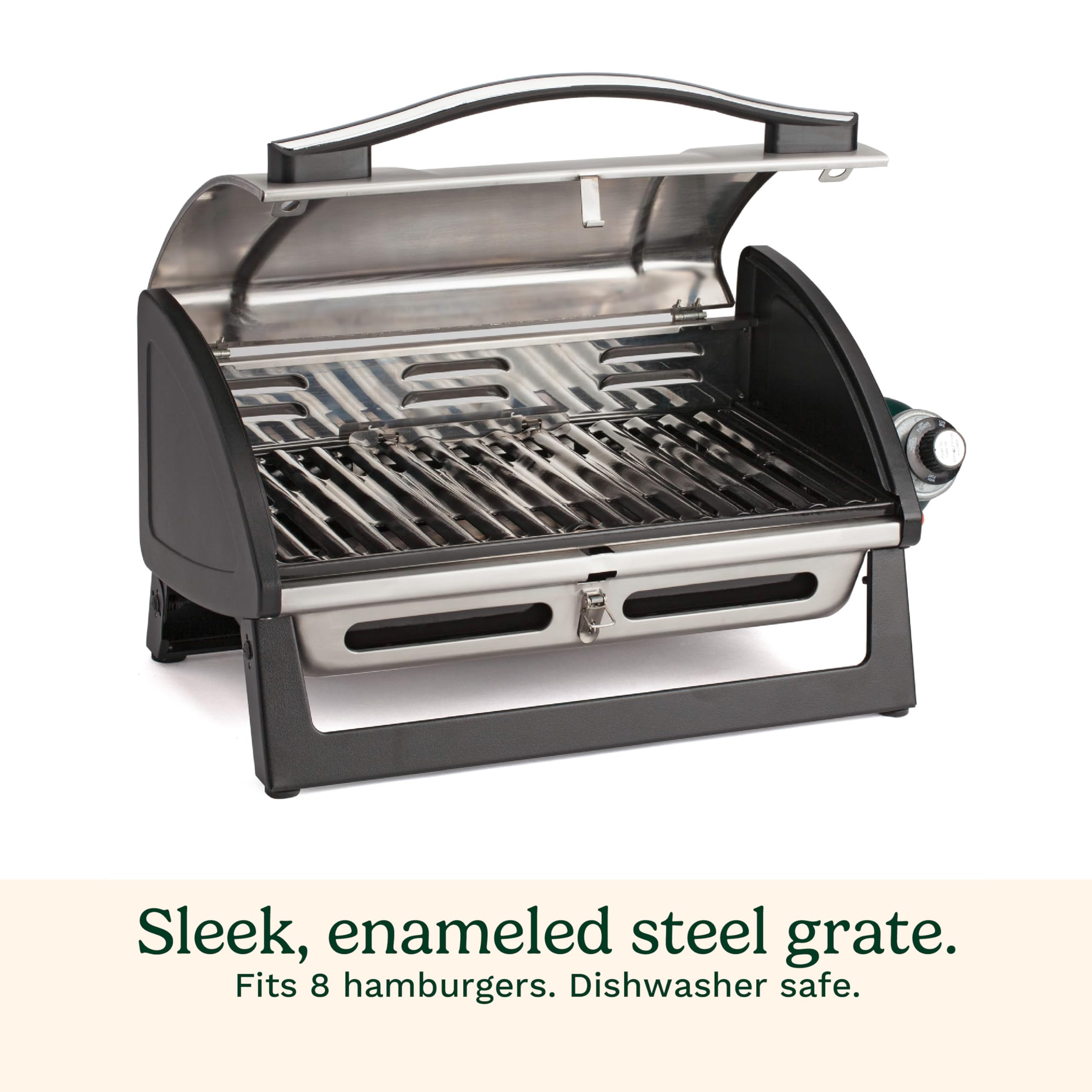 cuisinart-grillster-portable-gas-grill-stainless-steel-8000-btu-dishwasher-safe- image 3