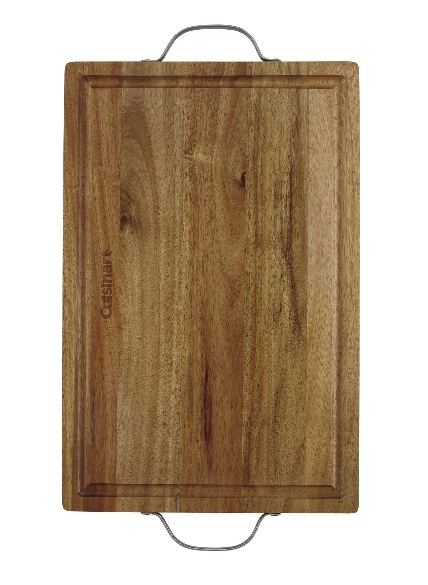 cuisinart-acacia-wood-carving-board-with-grooves-and-stainless-steel-handles-bro image 1