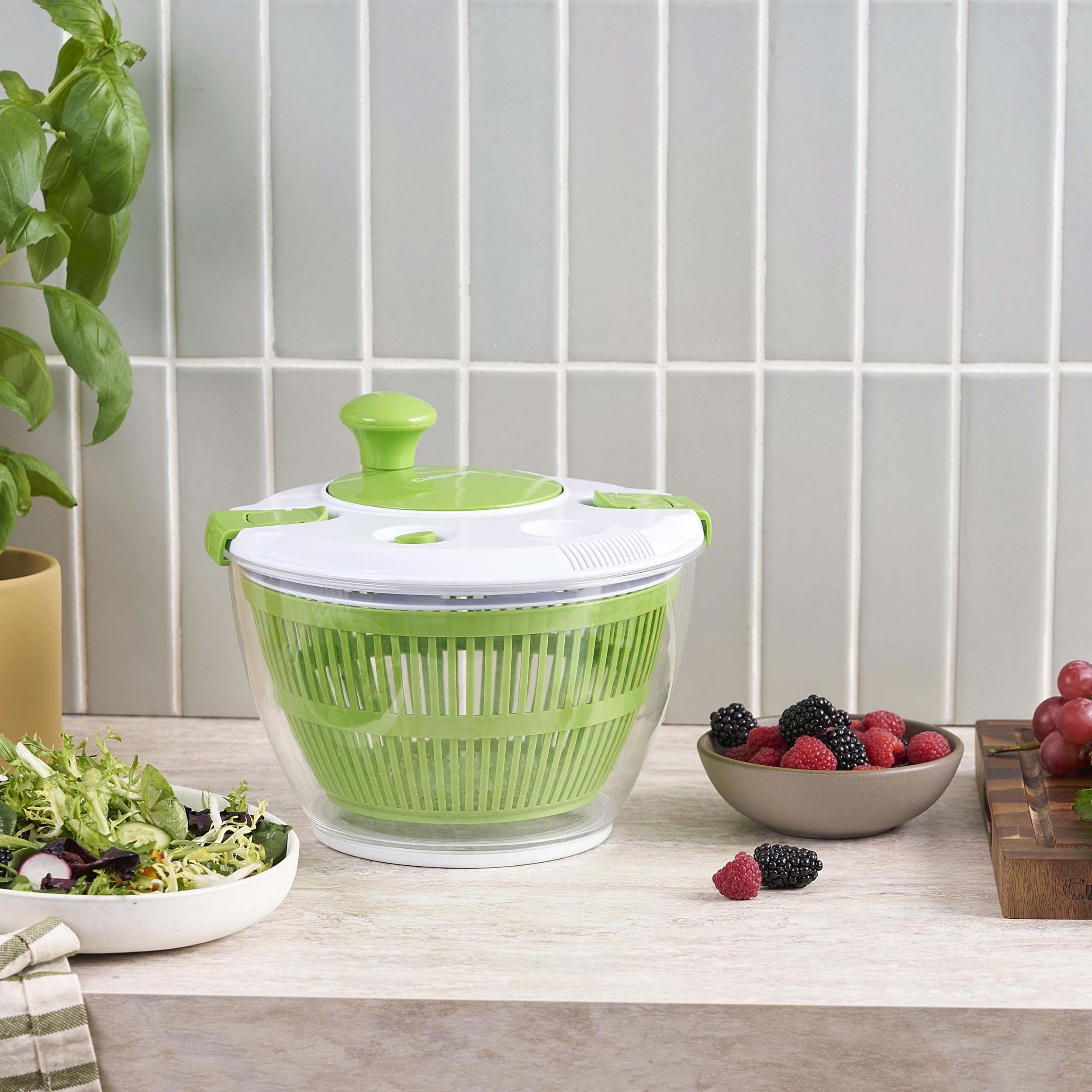 cuisinart-large-5-quart-spin-stop-salad-spinner-ctg-00-sas1-green-white image 2