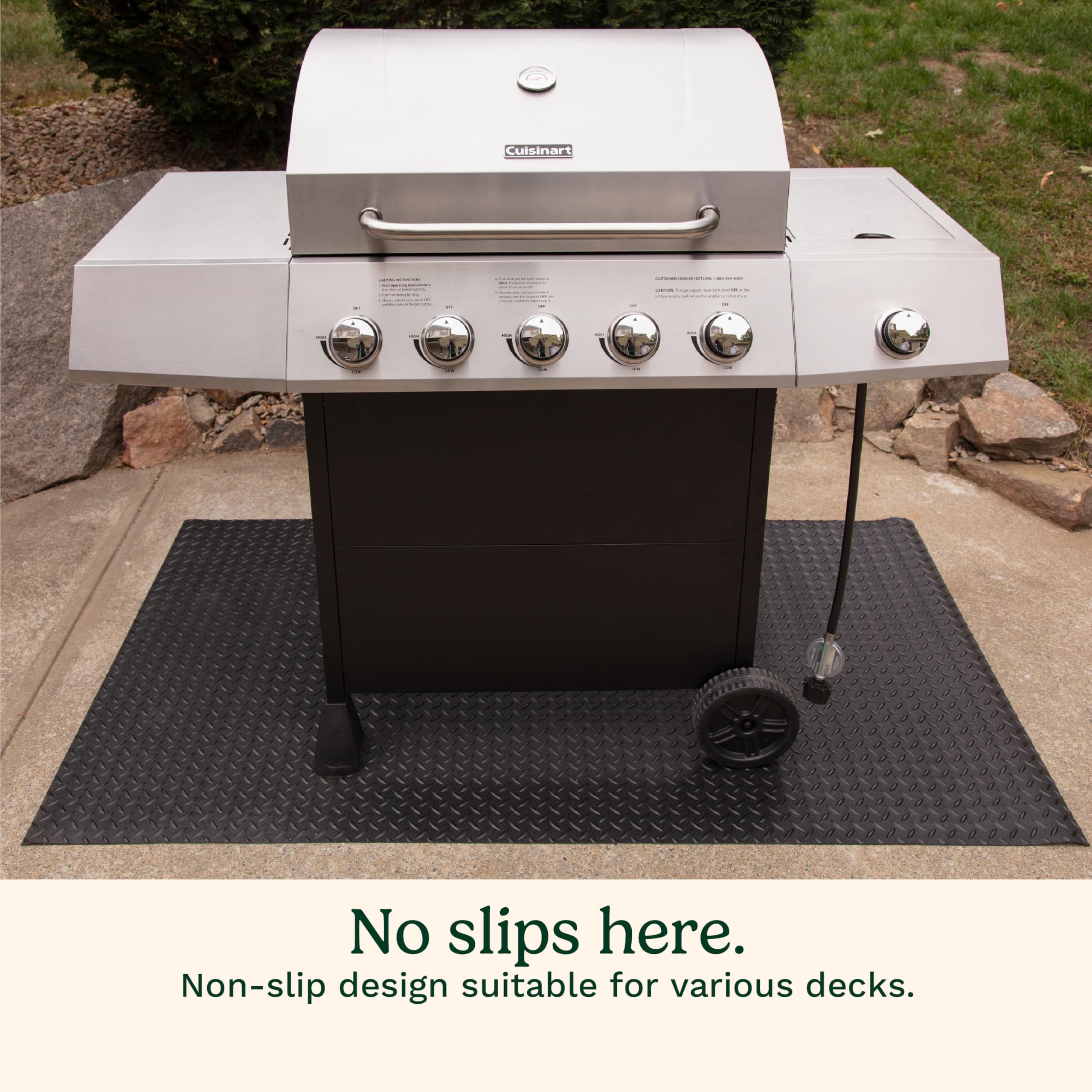cuisinart-premium-deck-and-grill-mat-65-x-36-non-slip-weather-resistant-pvc image 4