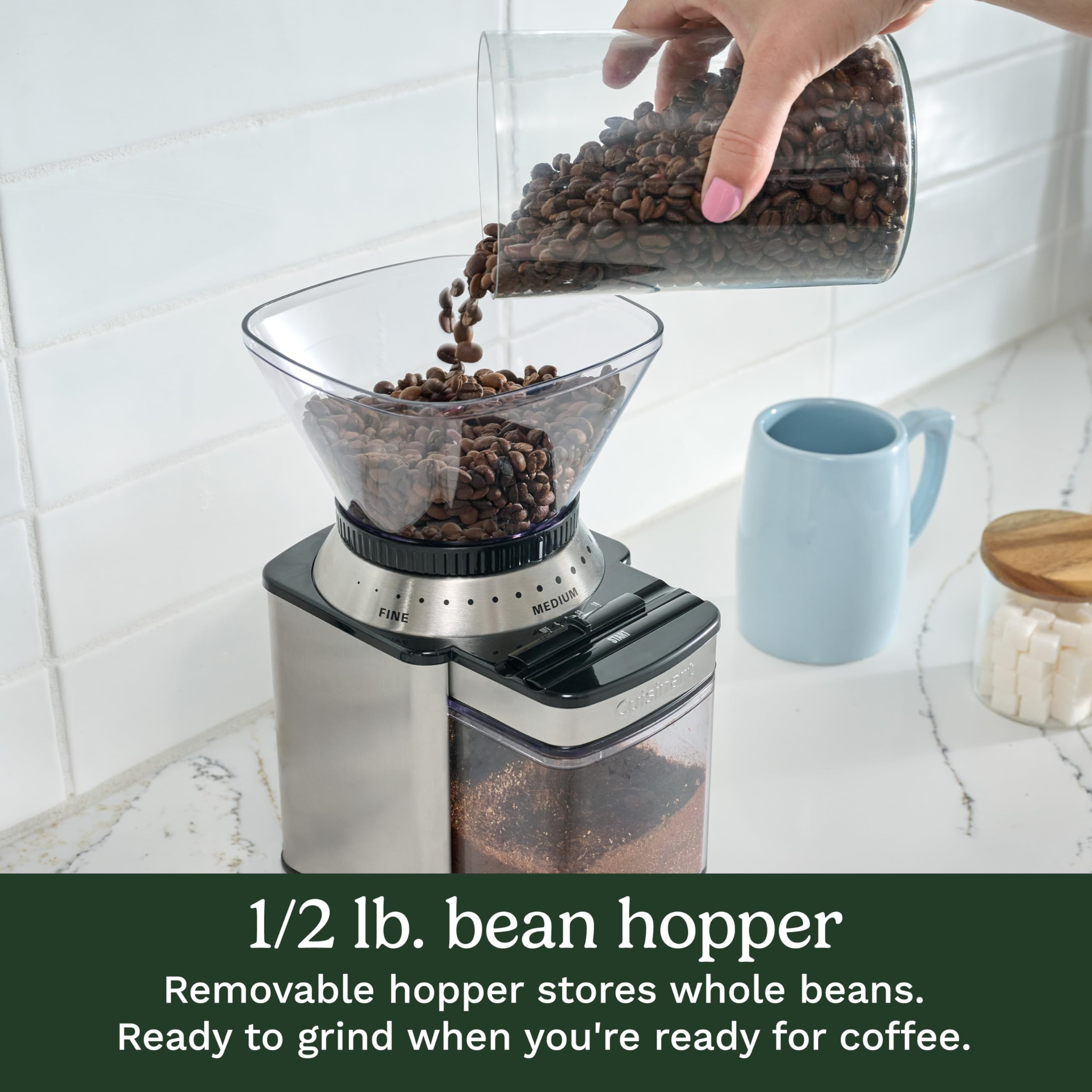 cuisinart-dbm-8p1-automatic-burr-coffee-grinder-18-position-grind-selector-black image 6