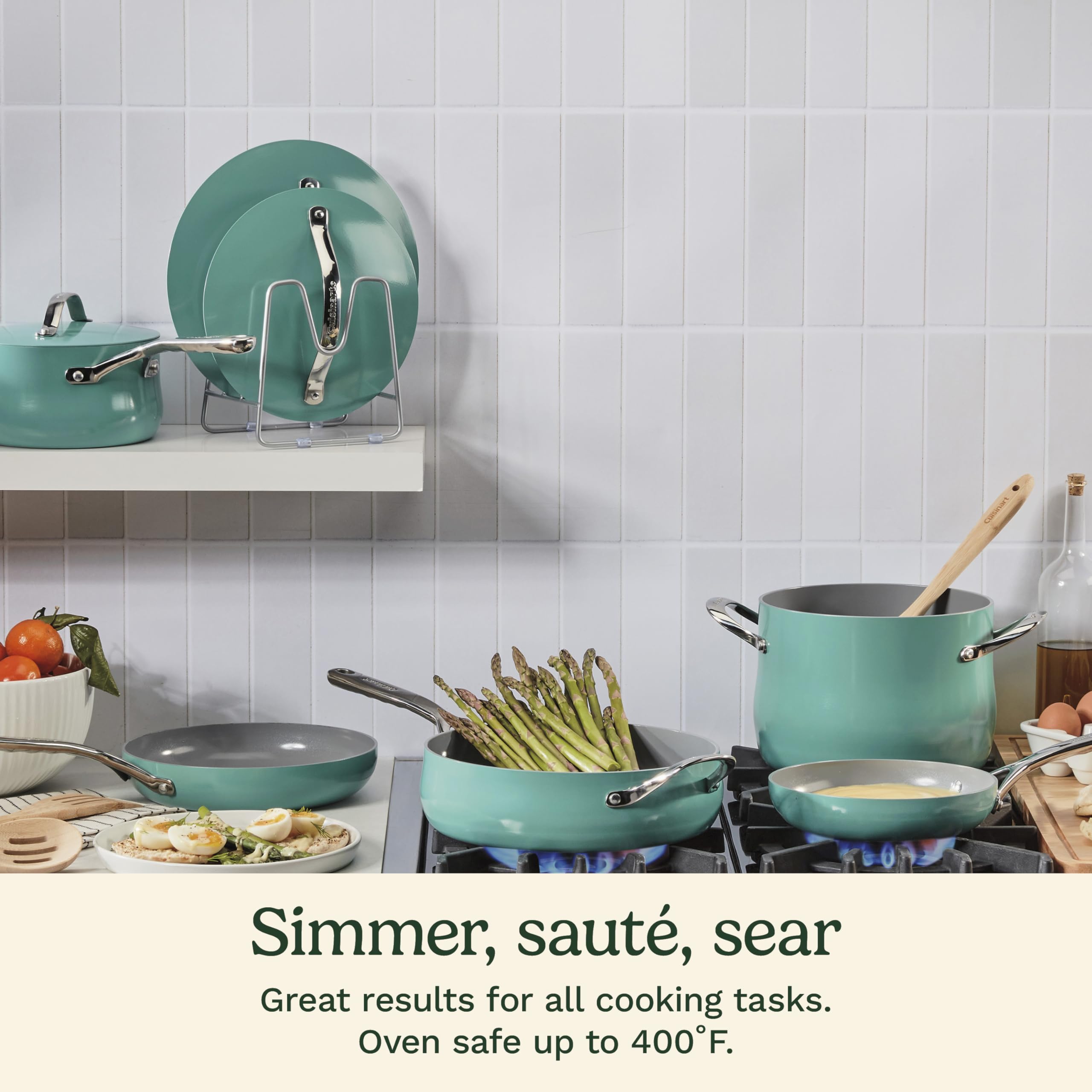 cuisinart-34c-12tl-ceramic-nonstick-12-piece-cookware-set-teal-even-heat-dishwas image 2