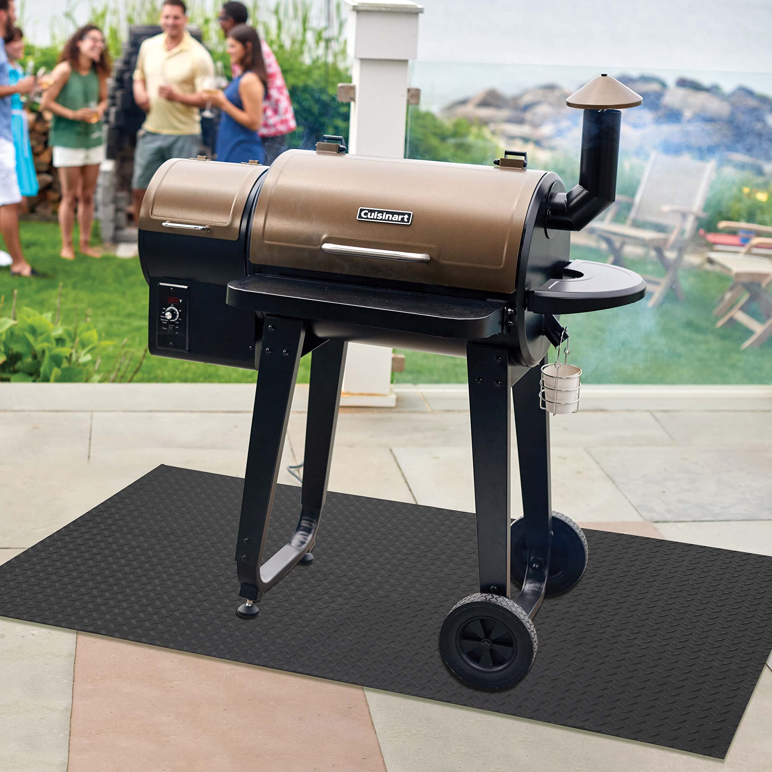 cuisinart-premium-deck-and-grill-mat-65-x-36-non-slip-weather-resistant-pvc image 6