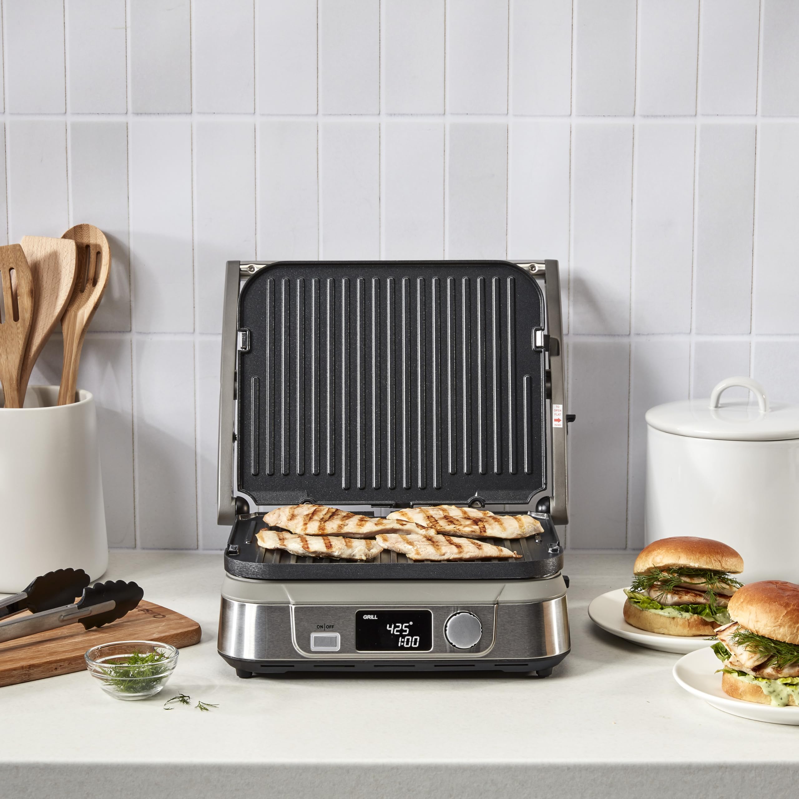 cuisinart-electric-griddler-five-countertop-grill-gr-5nas-5-in-1-panini-press-gr image 7