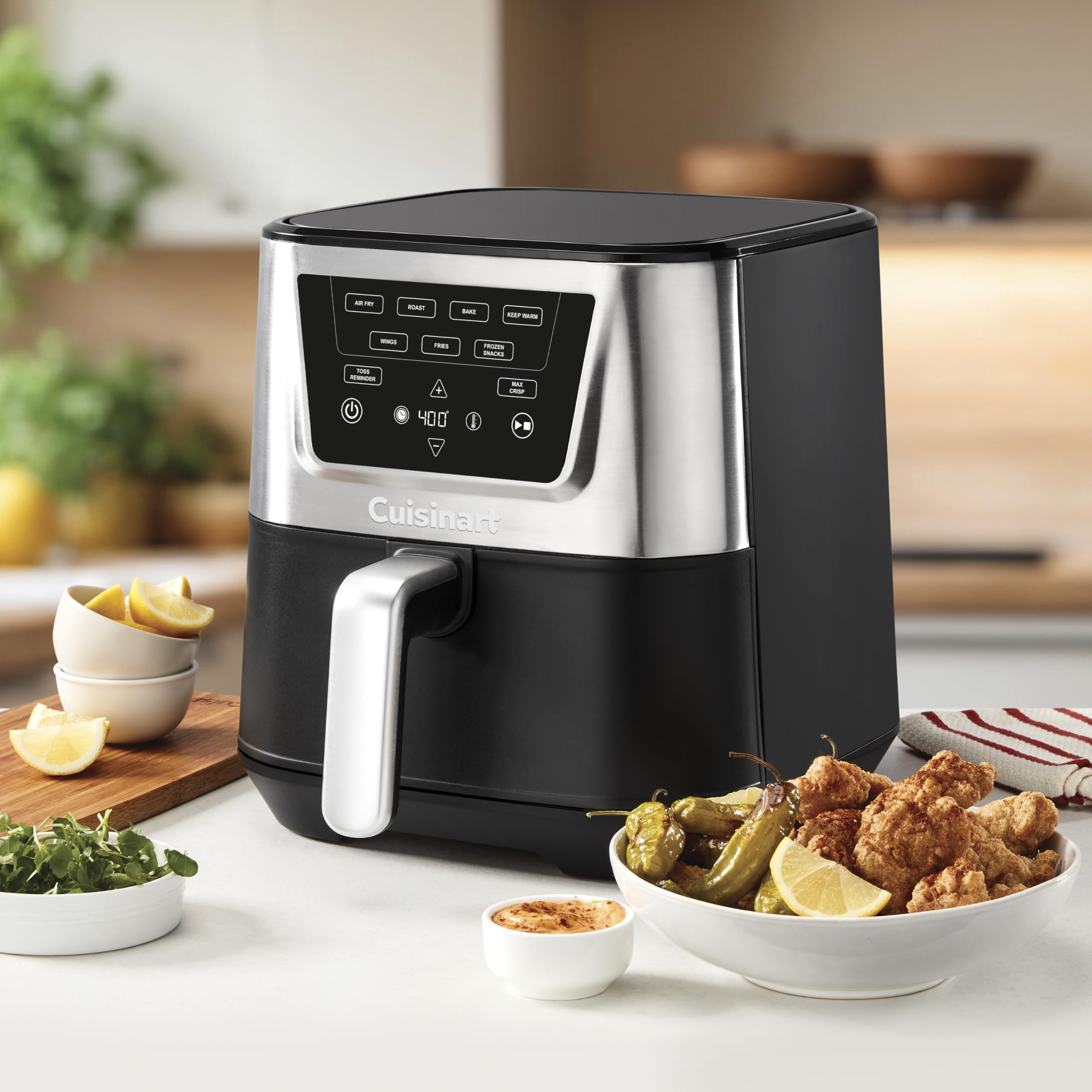 cuisinart-air-fryer-large-6-quart-basket-with-4-cooking-functions-3-presets-pfas image 2