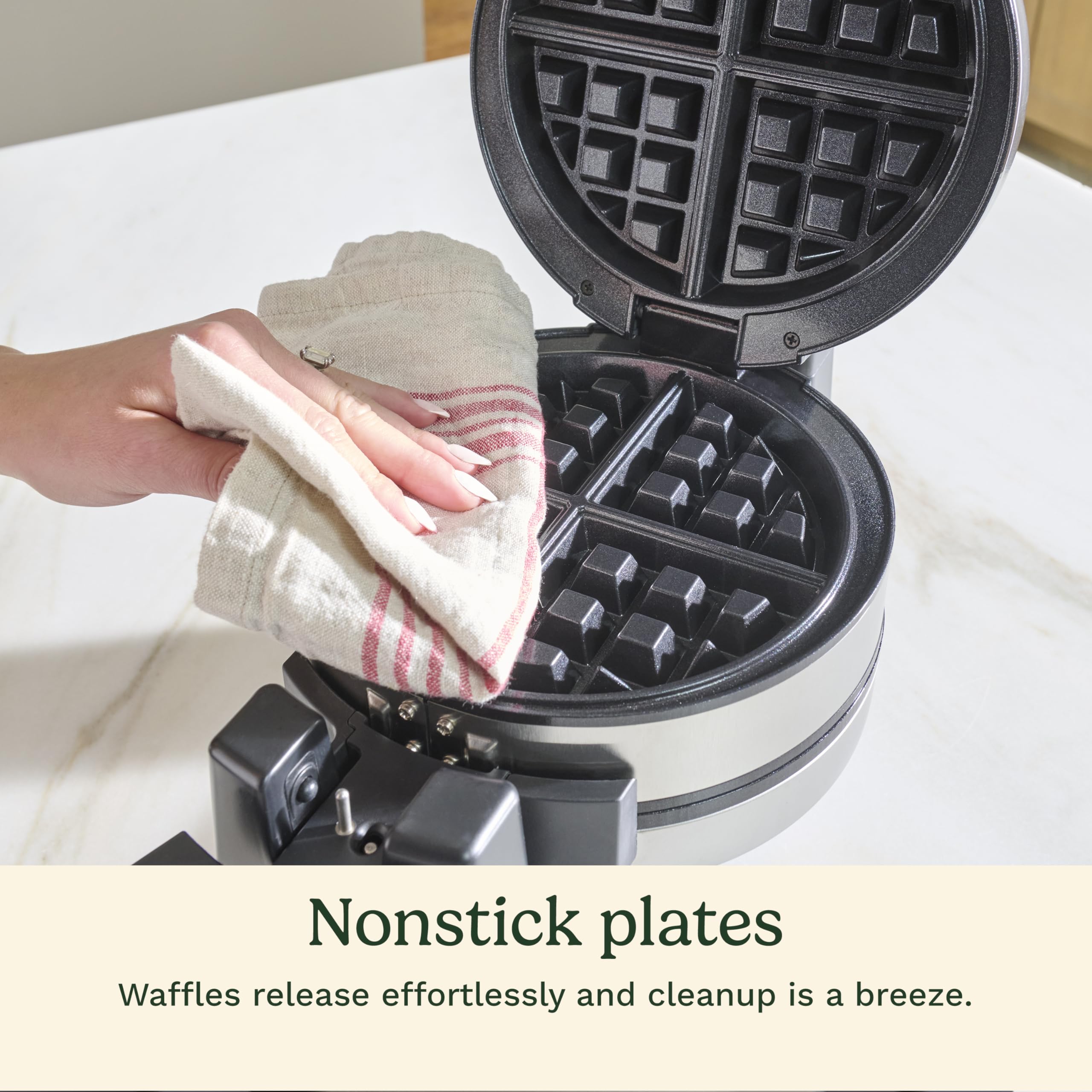 cuisinart-double-flip-belgian-waffle-maker-waf-f40nas-stainless-steel-grey-and-b image 4