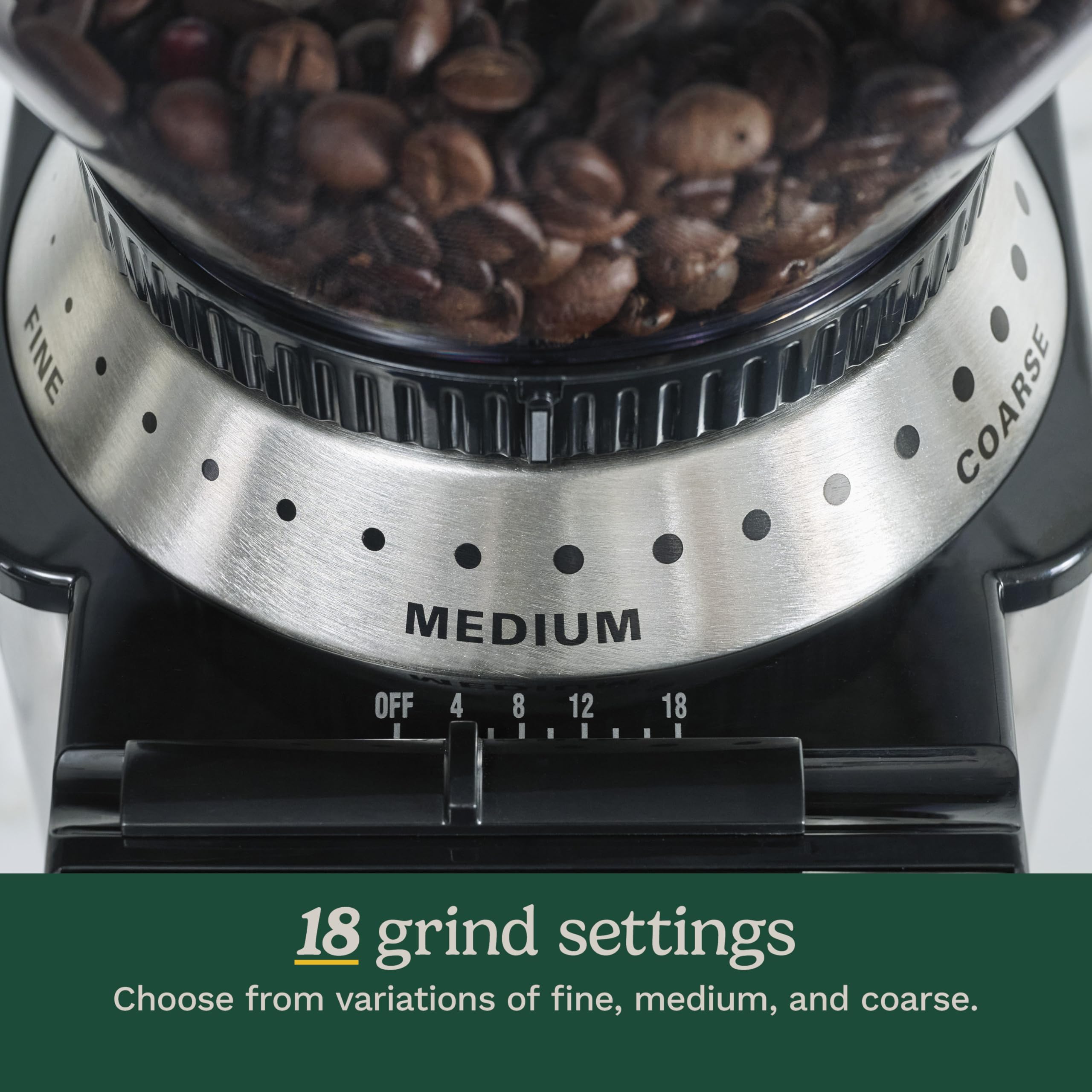 cuisinart-dbm-8p1-automatic-burr-coffee-grinder-18-position-grind-selector-black image 4