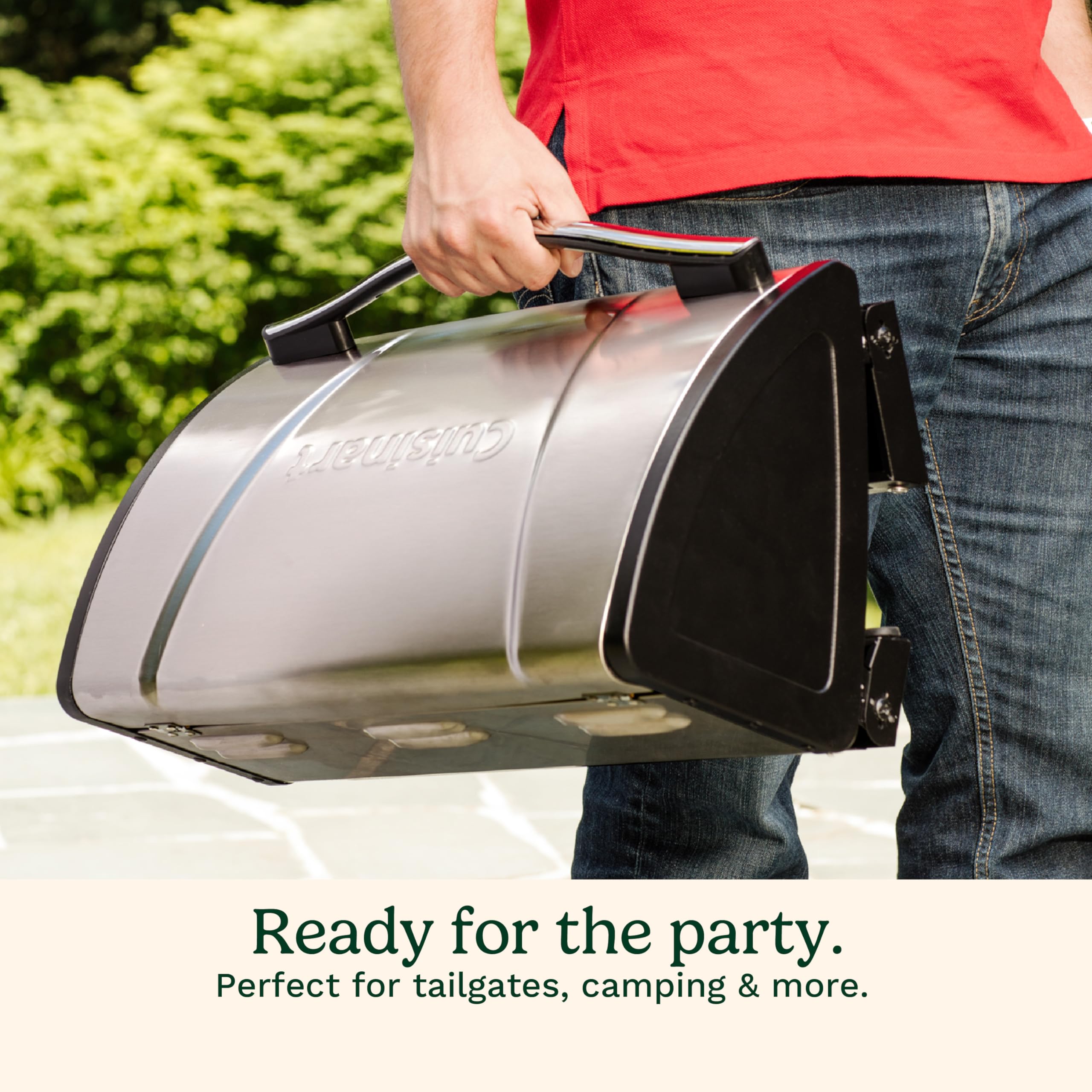 cuisinart-grillster-portable-gas-grill-stainless-steel-8000-btu-dishwasher-safe- image 6
