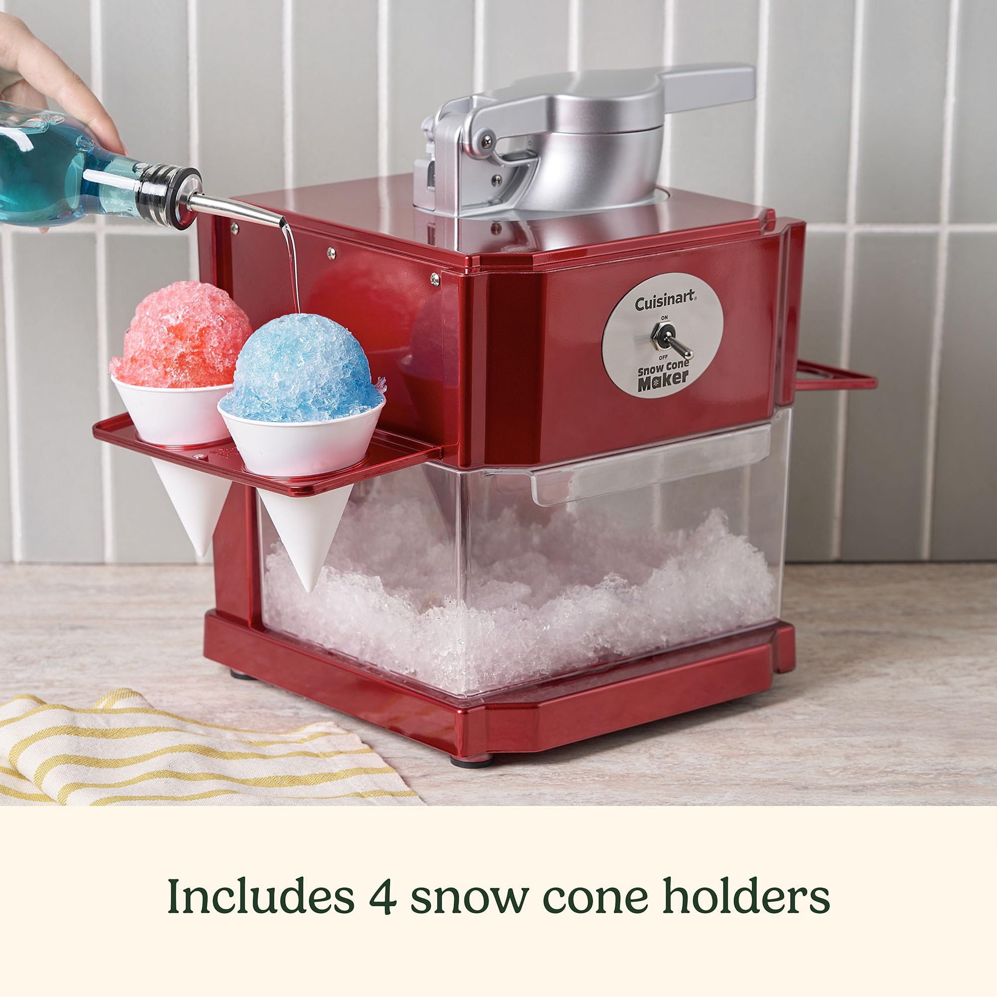 cuisinart-snow-cone-machine-scm-10p1-home-shaved-ice-maker-red image 6