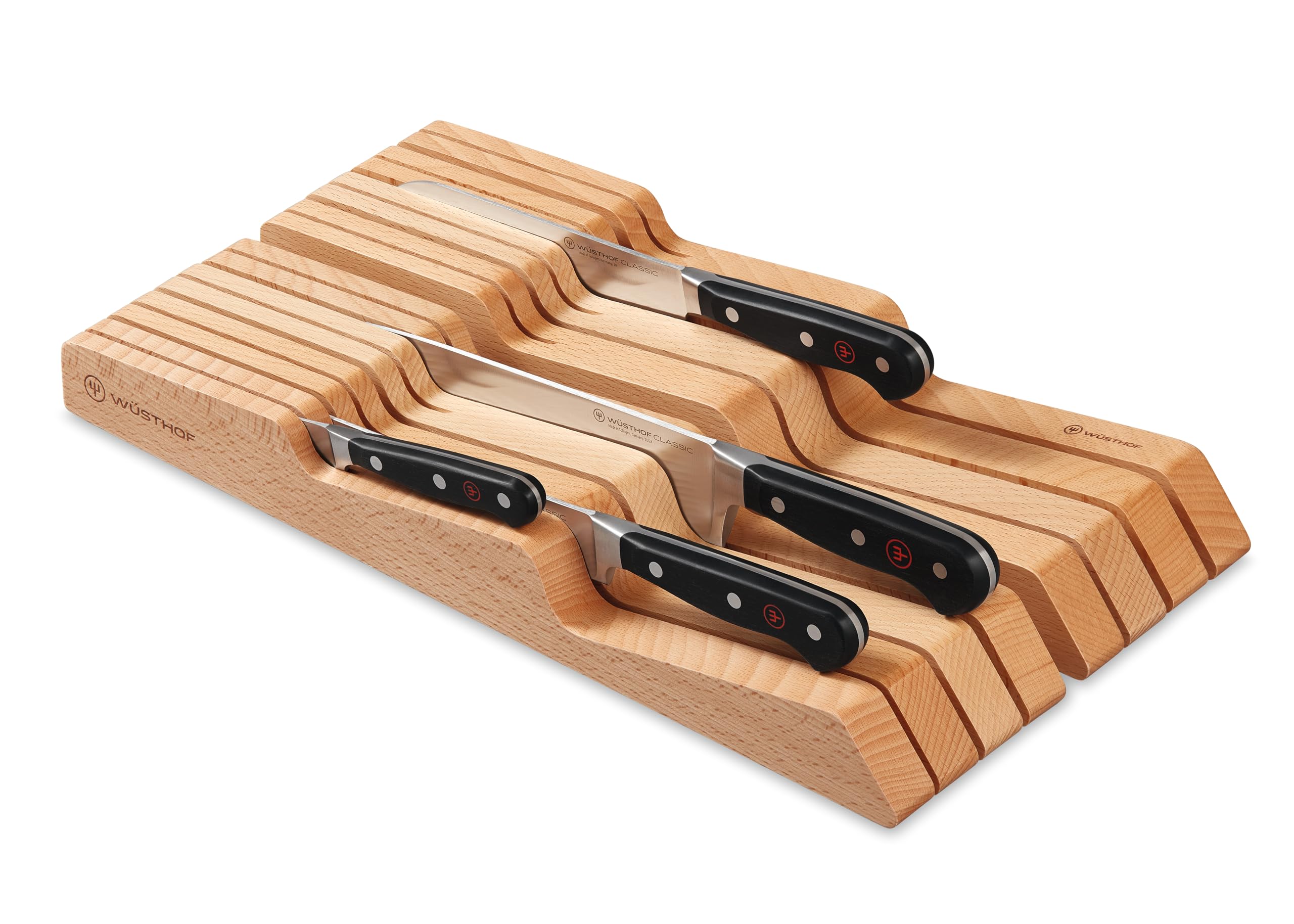 w-sthof-in-drawer-knife-storage-tray-14-slots-beech-wood image 1
