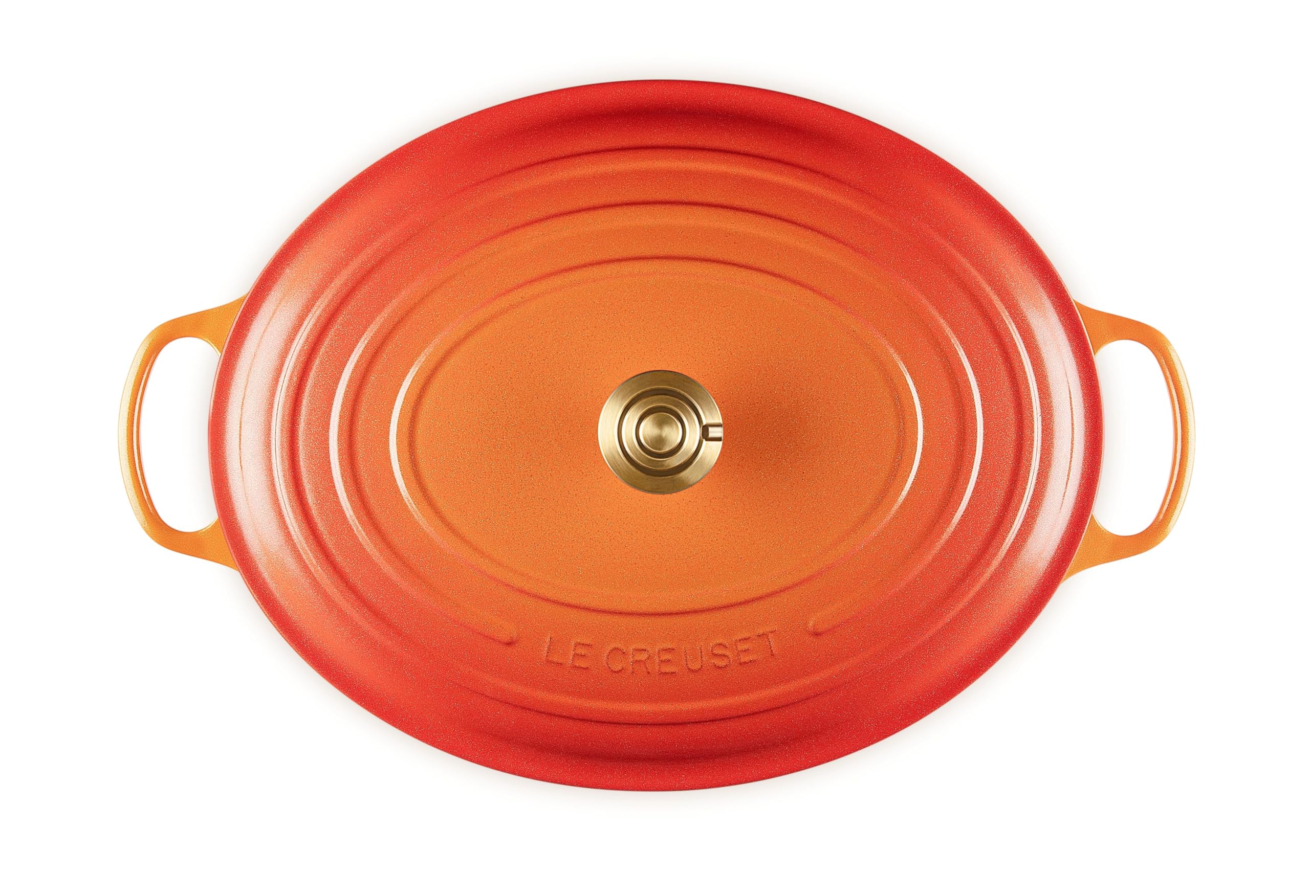 le-creuset-signature-oval-dutch-oven-15-5-qt-flamme-doree-with-crucible-knob image 3