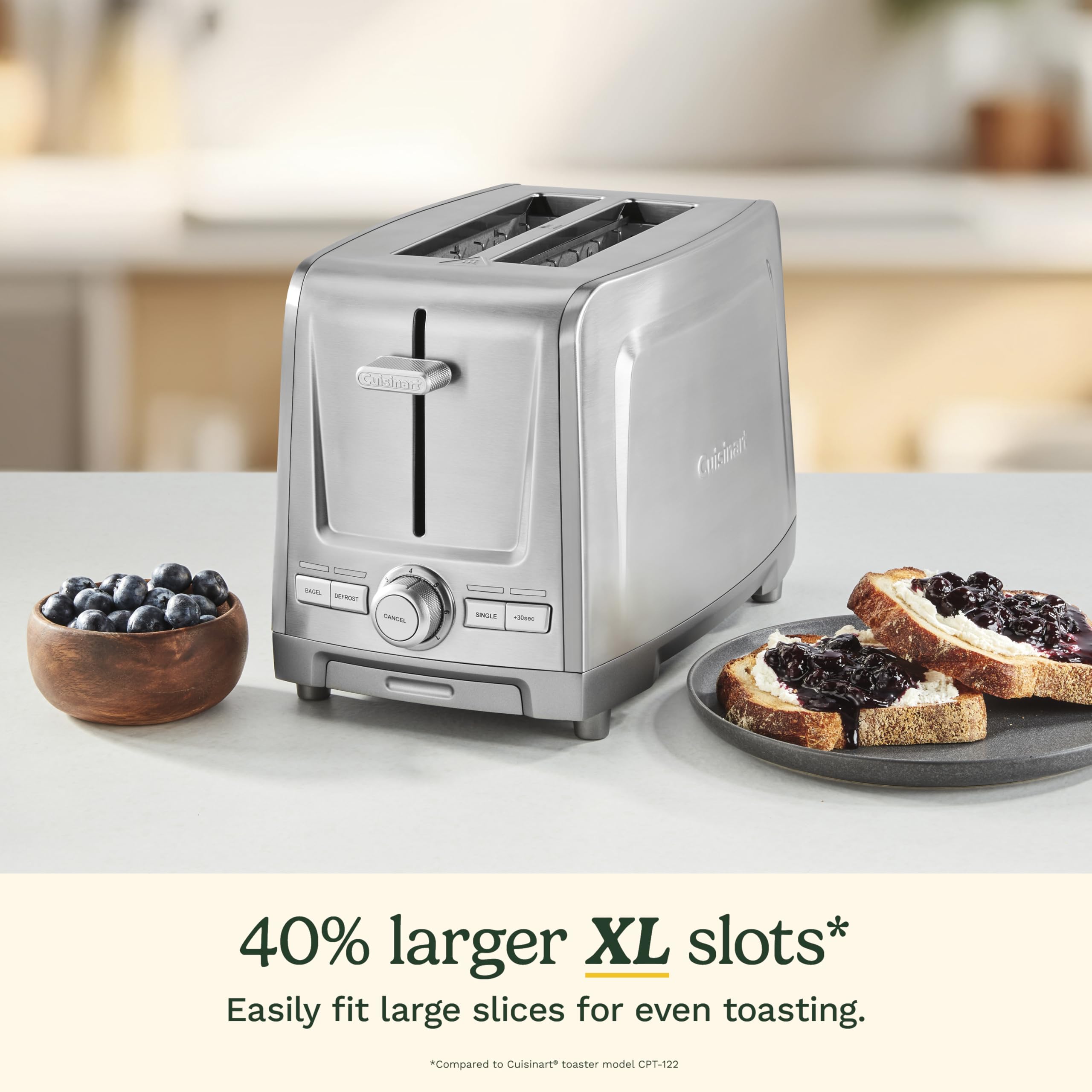 cuisinart-2-slice-xl-slot-stainless-steel-toaster-cpt-1600-high-lift-bagel-defro image 3