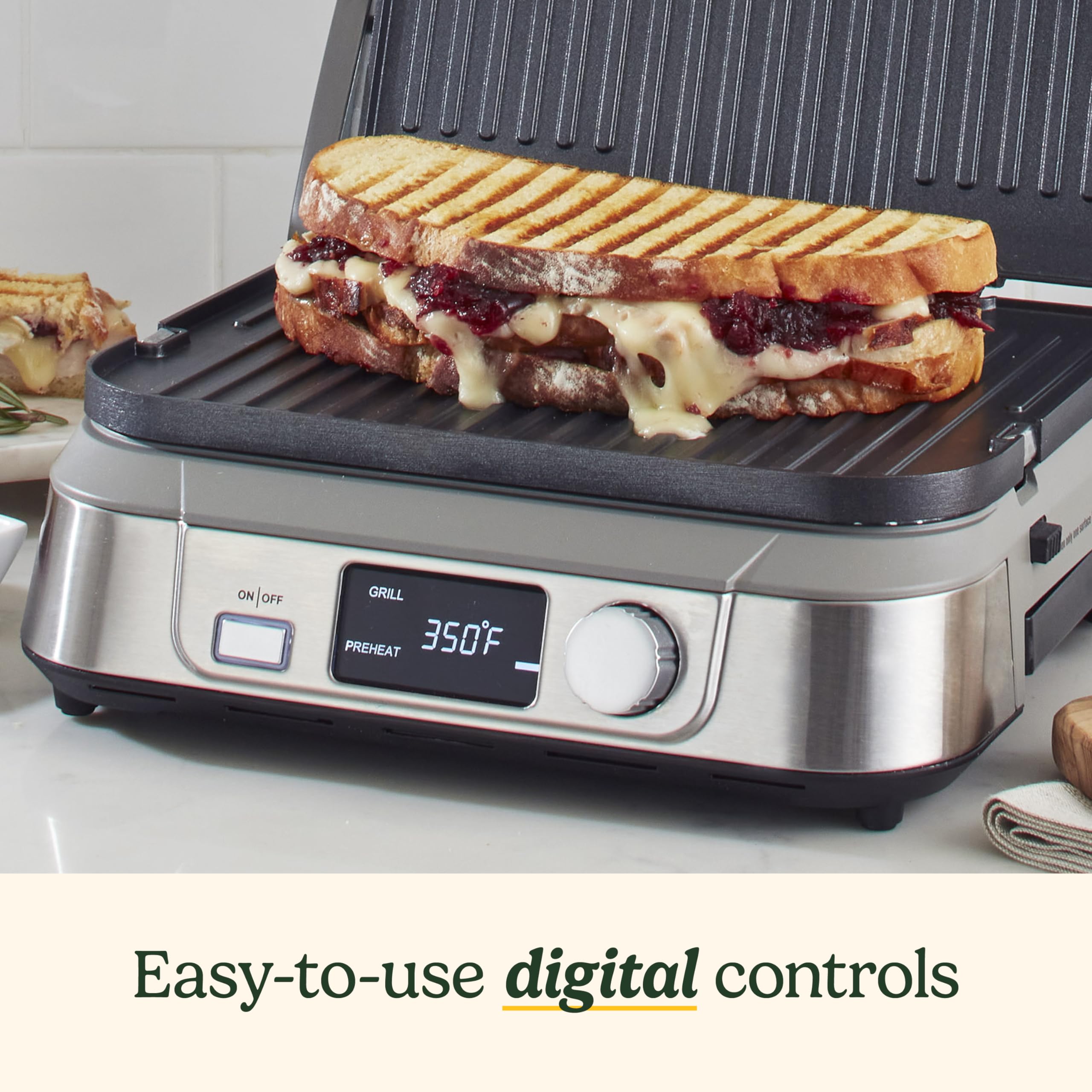 cuisinart-electric-griddler-five-countertop-grill-gr-5nas-5-in-1-panini-press-gr image 3