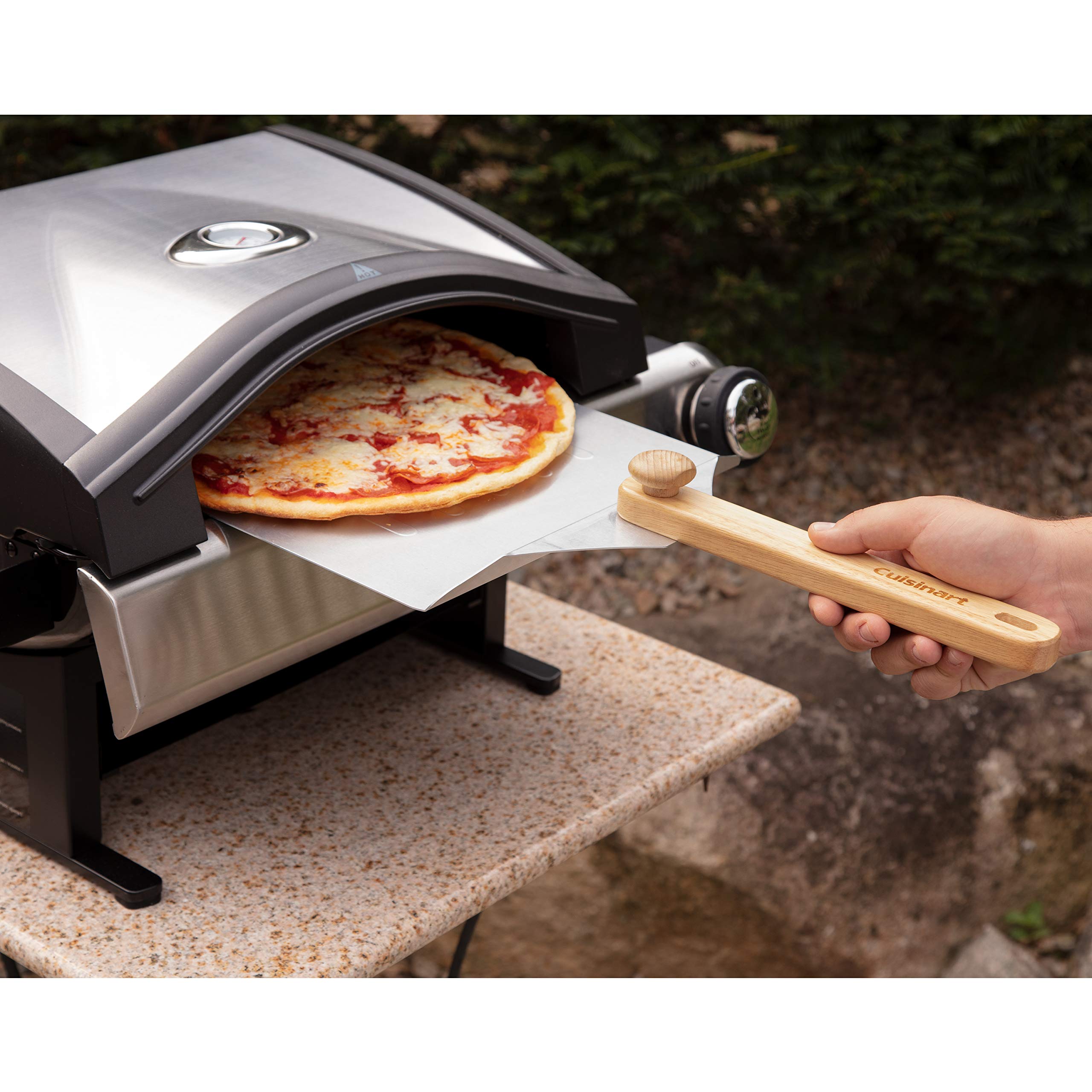 cuisinart-12-aluminum-pizza-peel-with-folding-wooden-handle image 3