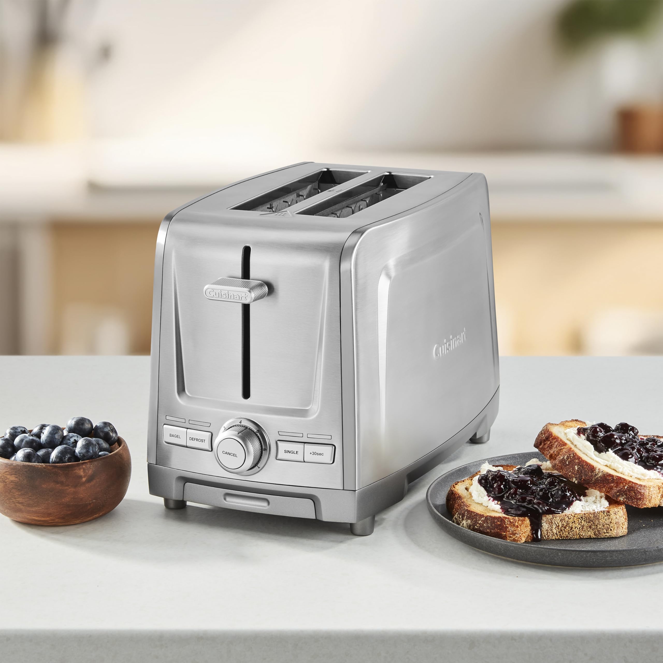 cuisinart-2-slice-xl-slot-stainless-steel-toaster-cpt-1600-high-lift-bagel-defro image 2