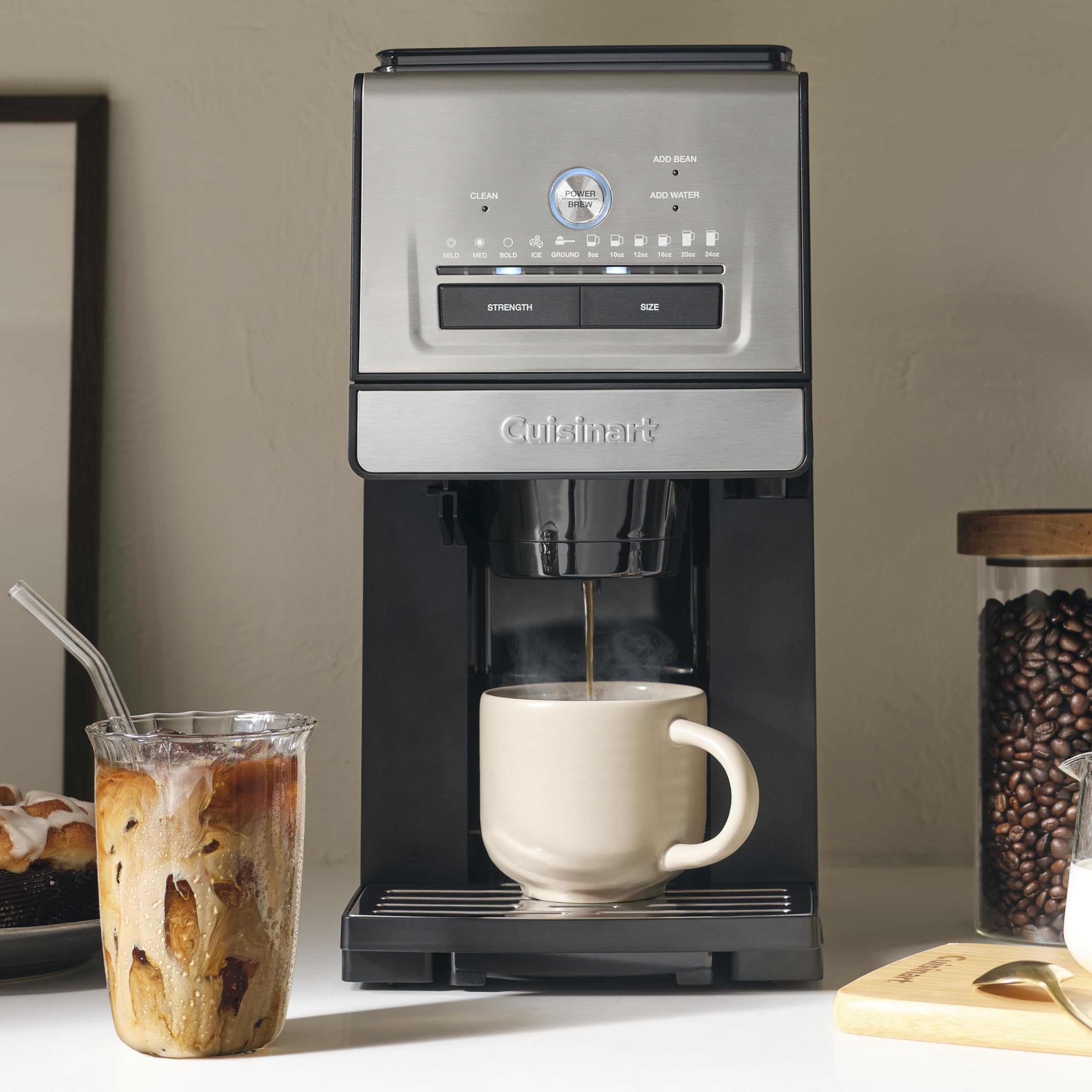 cuisinart-dgb-30-grind-brew-single-serve-coffee-maker-stainless-steel-conical-bu image 2
