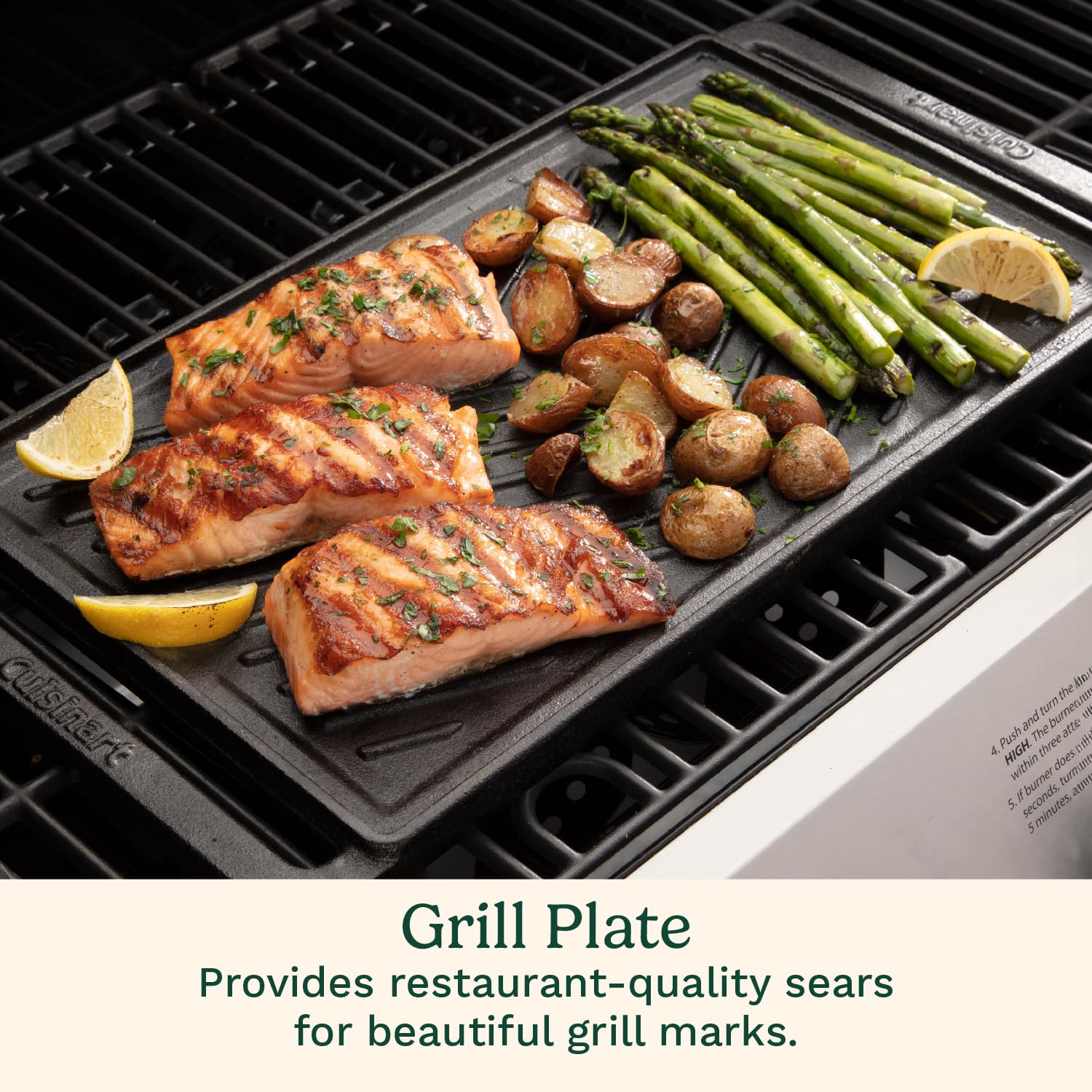 cuisinart-reversible-cast-iron-grill-griddle-plate-15-75-x-9 image 3