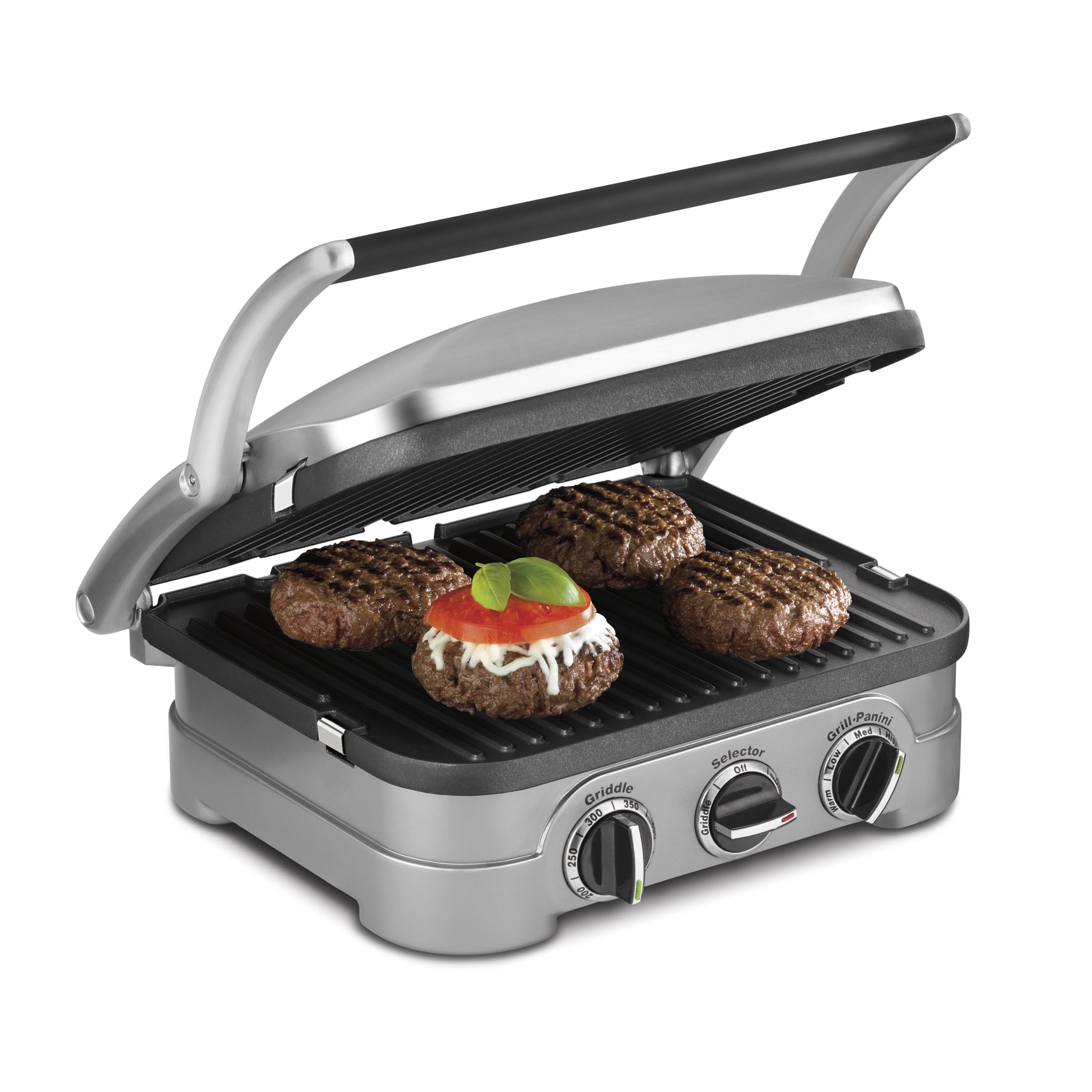 cuisinart-gr-4nnas-griddler-5-in-1-indoor-grill-panini-press-stainless-steel image 1