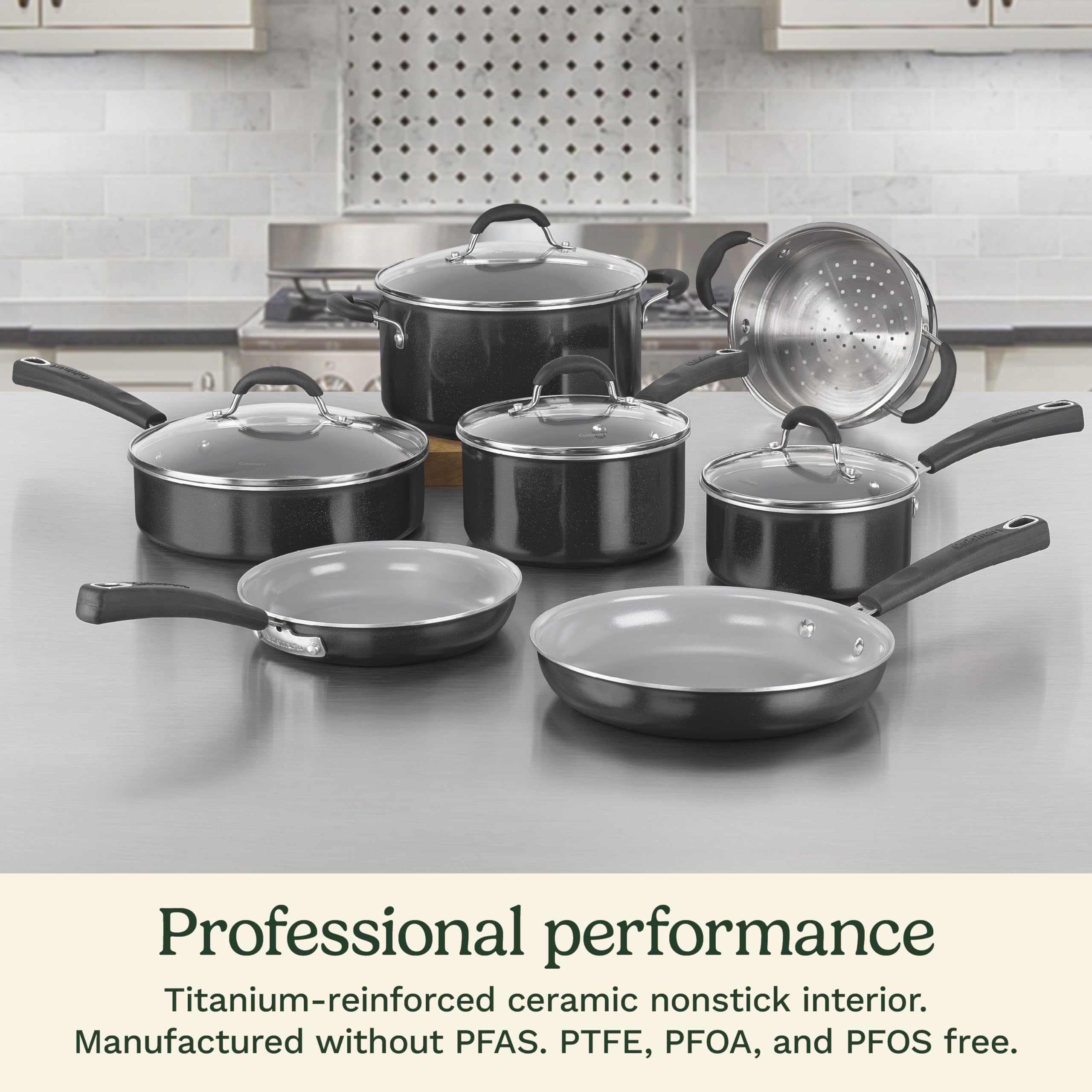cuisinart-54c-11bk-11-piece-nonstick-cookware-set-ceramica-xt-black image 2