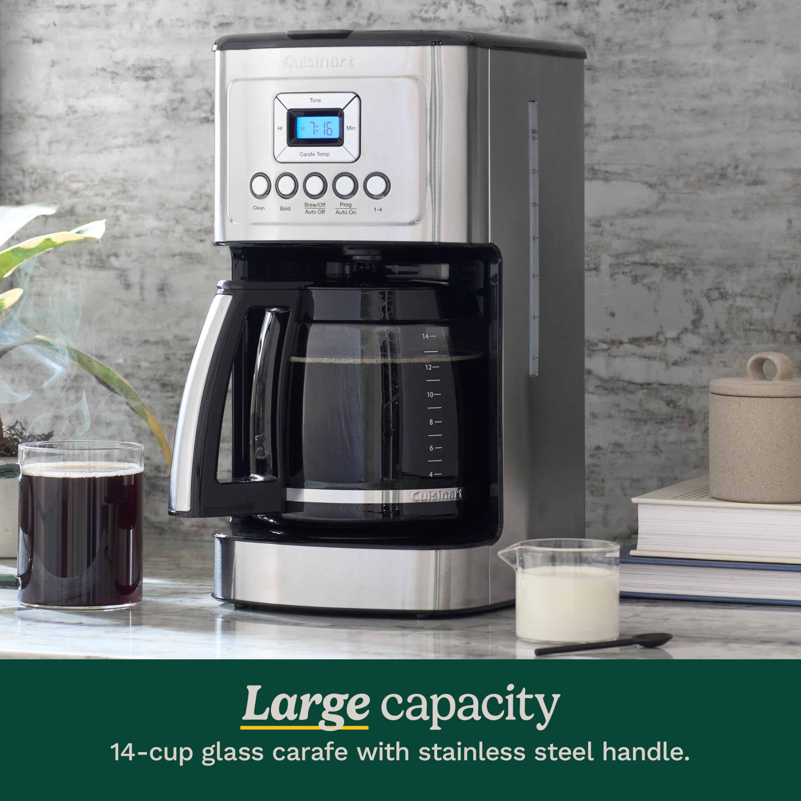 cuisinart-dcc-3200-14-cup-programmable-perfectemp-coffee-maker-stainless-steel image 4