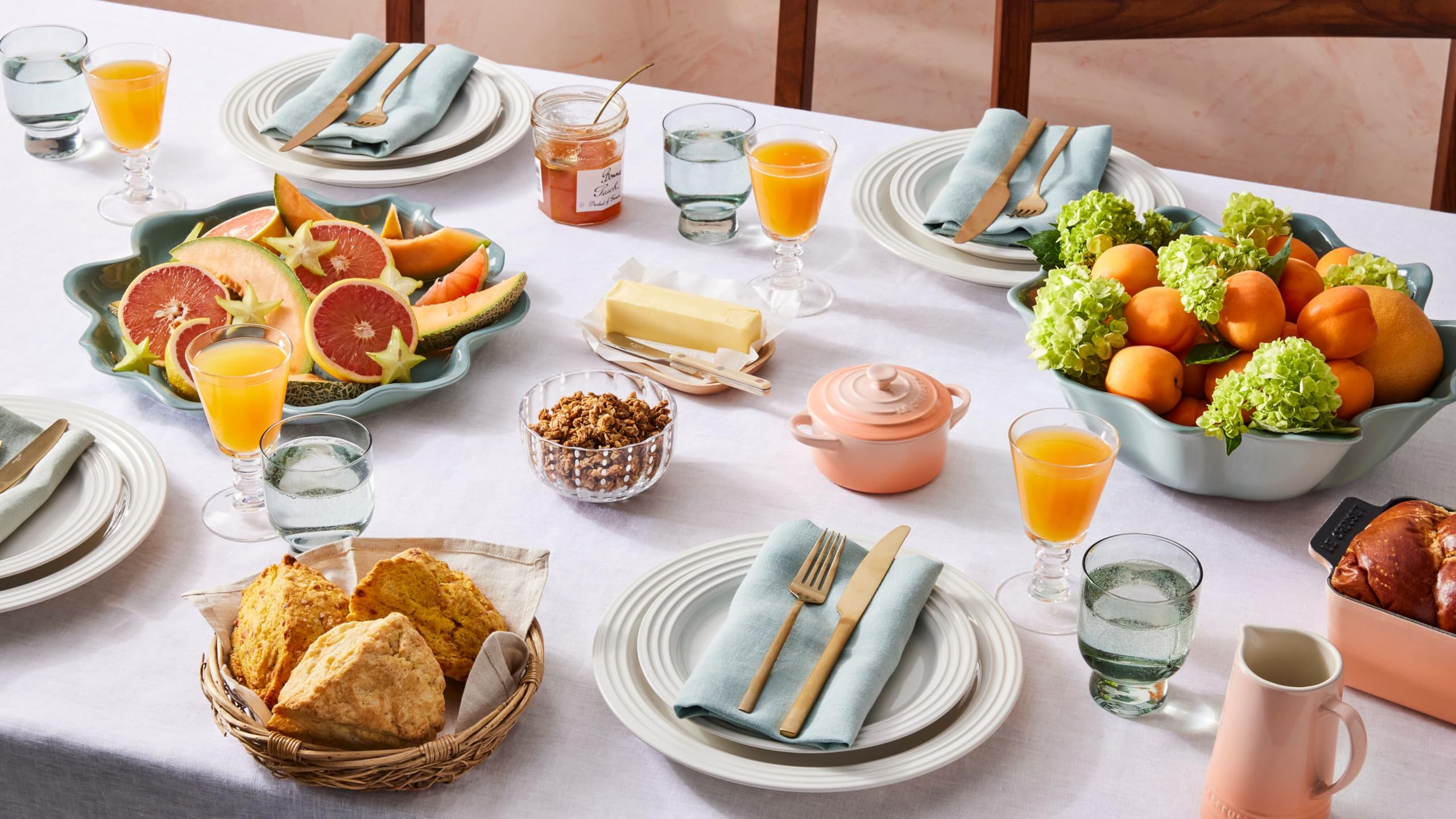le-creuset-stoneware-dinner-plates-set-of-4-10-5-white image 3