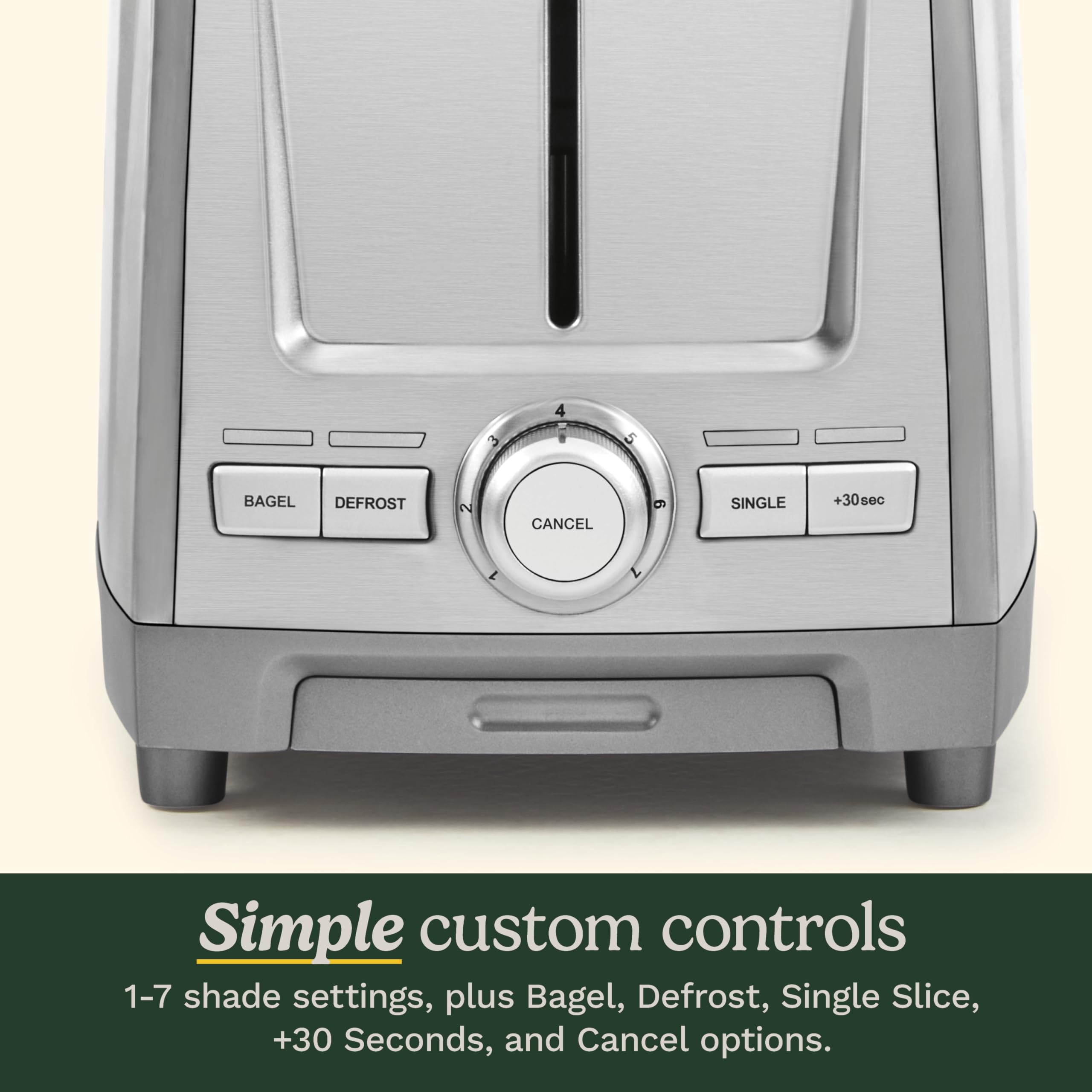 cuisinart-2-slice-xl-slot-stainless-steel-toaster-cpt-1600-high-lift-bagel-defro image 4