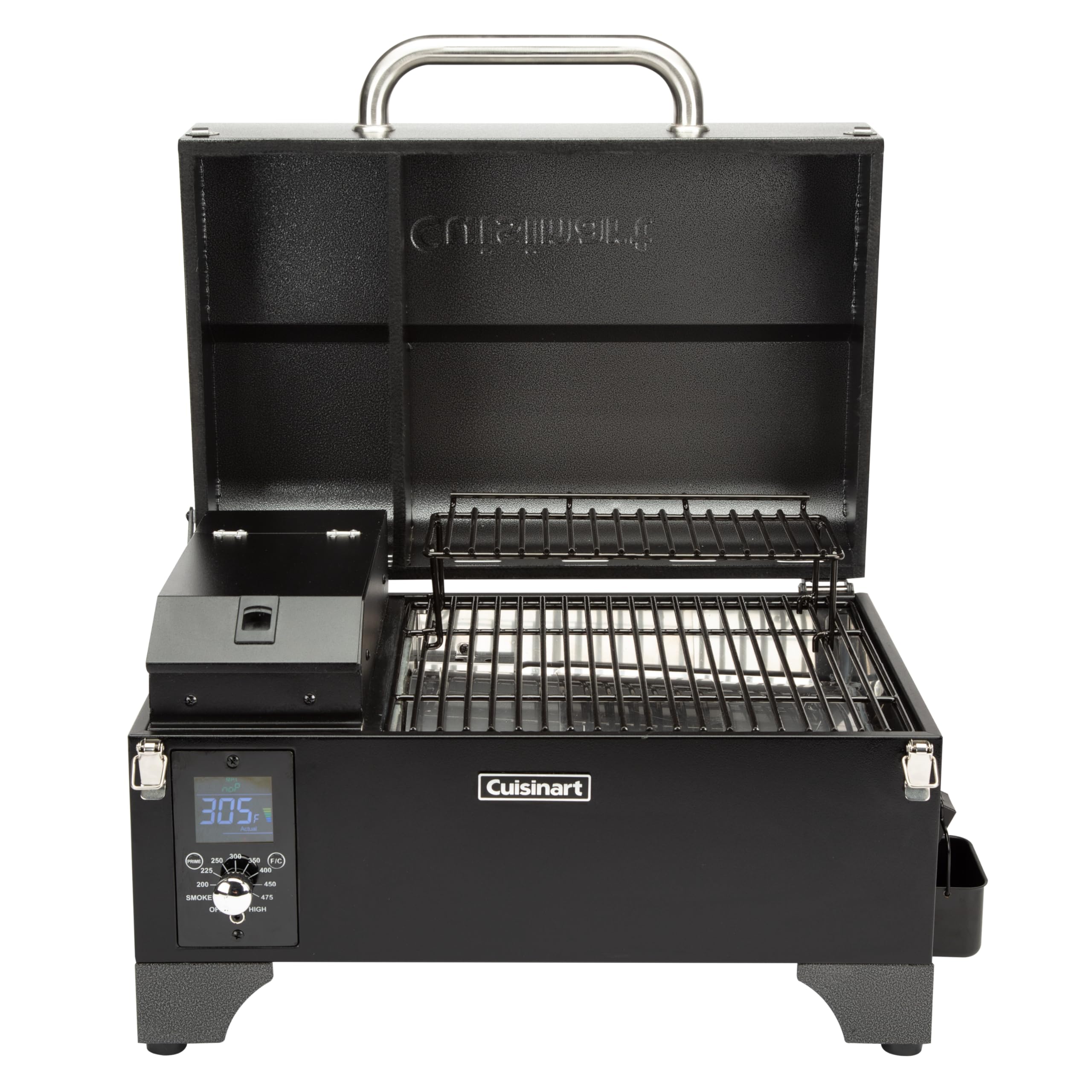 cuisinart-8-in-1-portable-wood-pellet-grill-and-smoker-compact-for-rv-tailgates- image 2