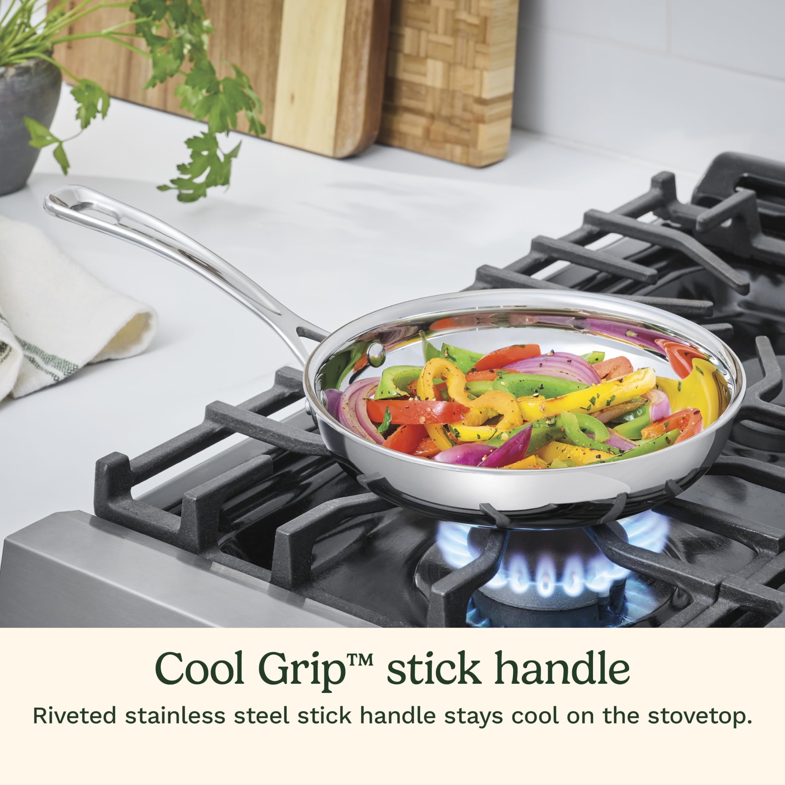 cuisinart-pureclad-triple-ply-8-stainless-steel-skillet-pct22-20 image 7