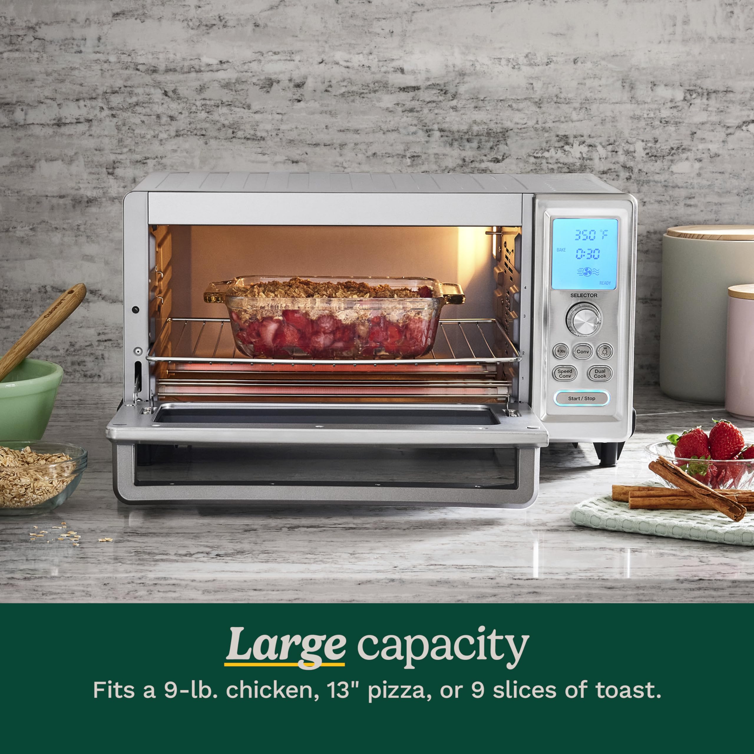 cuisinart-chef-s-convection-toaster-oven-1800-watt-15-cooking-functions-tob-260n image 5