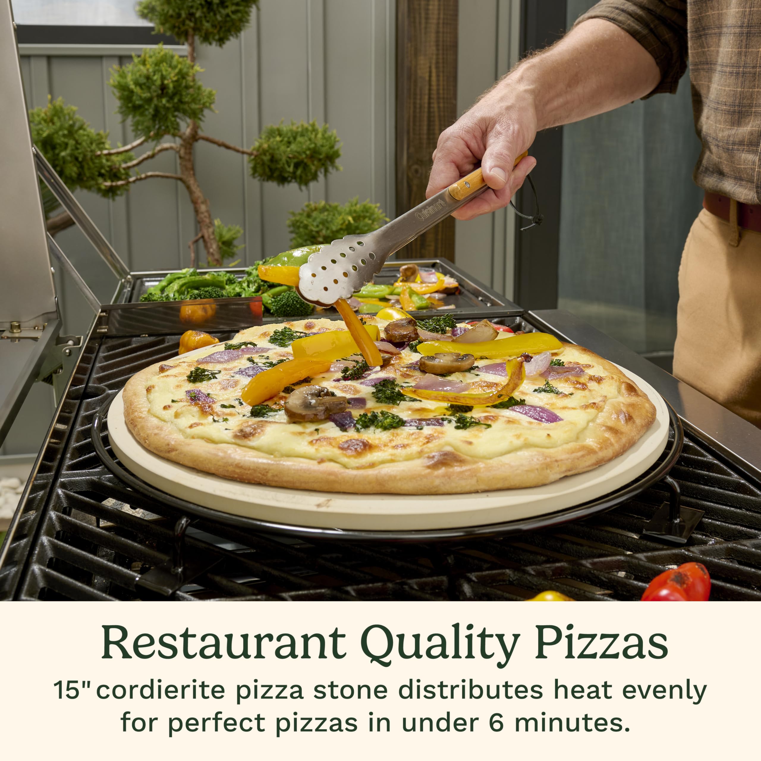 cuisinart-propel-4-burner-3-in-1-gas-grill-stainless-steel-with-griddle-pizza-ov image 4