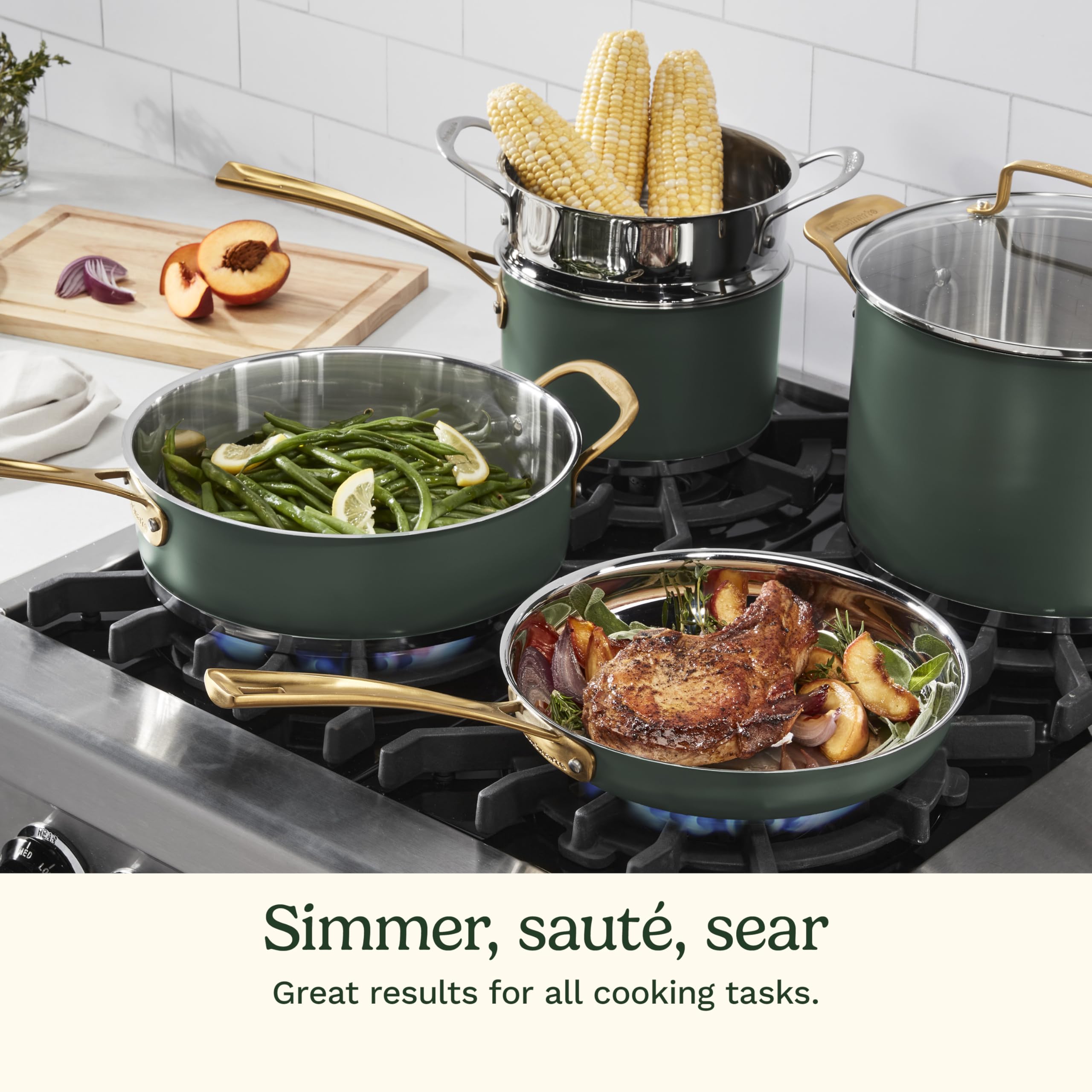 cuisinart-cookware-set-11-piece-stainless-steel-pots-and-pans-with-nonstick-skil image 4