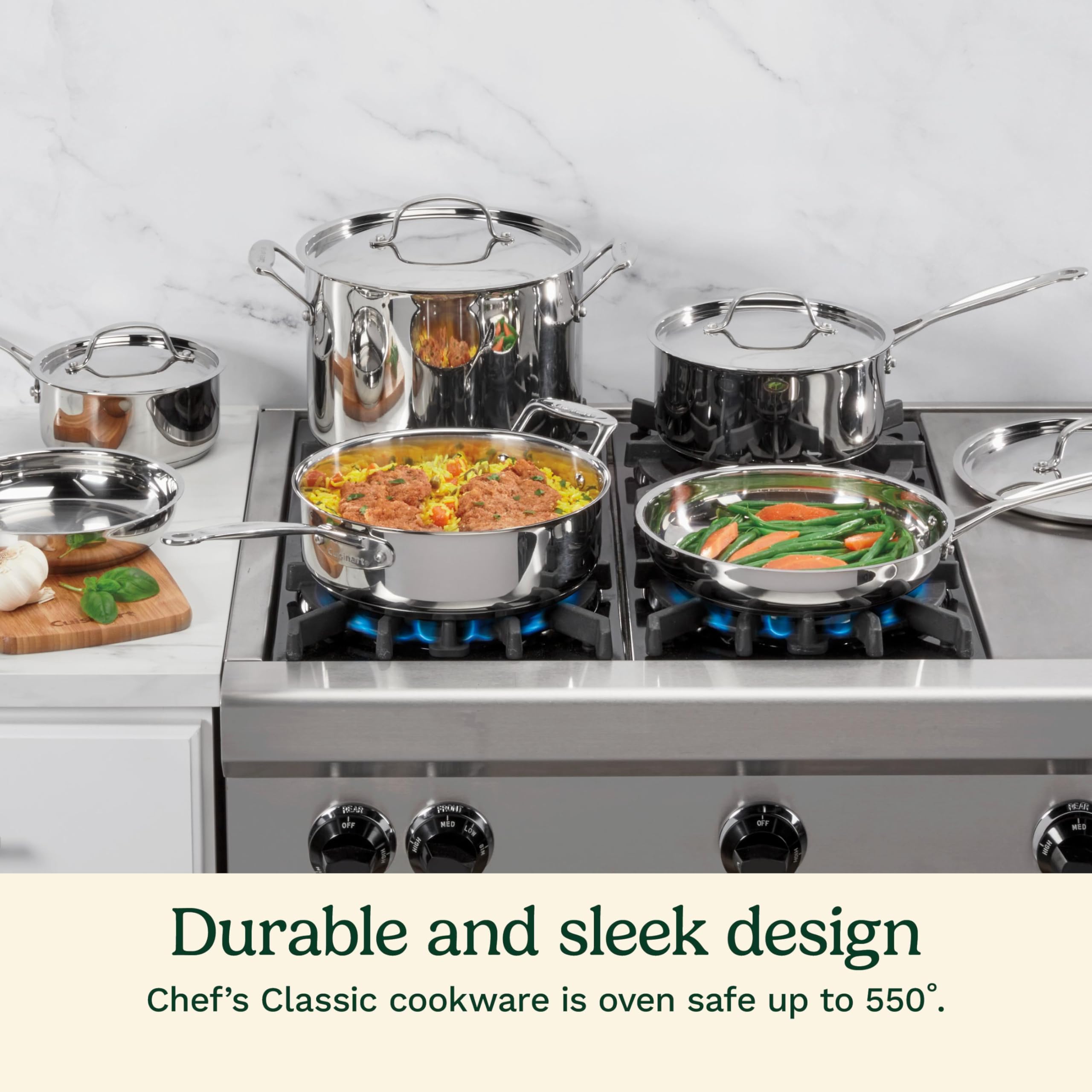 cuisinart-chef-s-classic-stainless-10-piece-cookware-set-77-10p1 image 2
