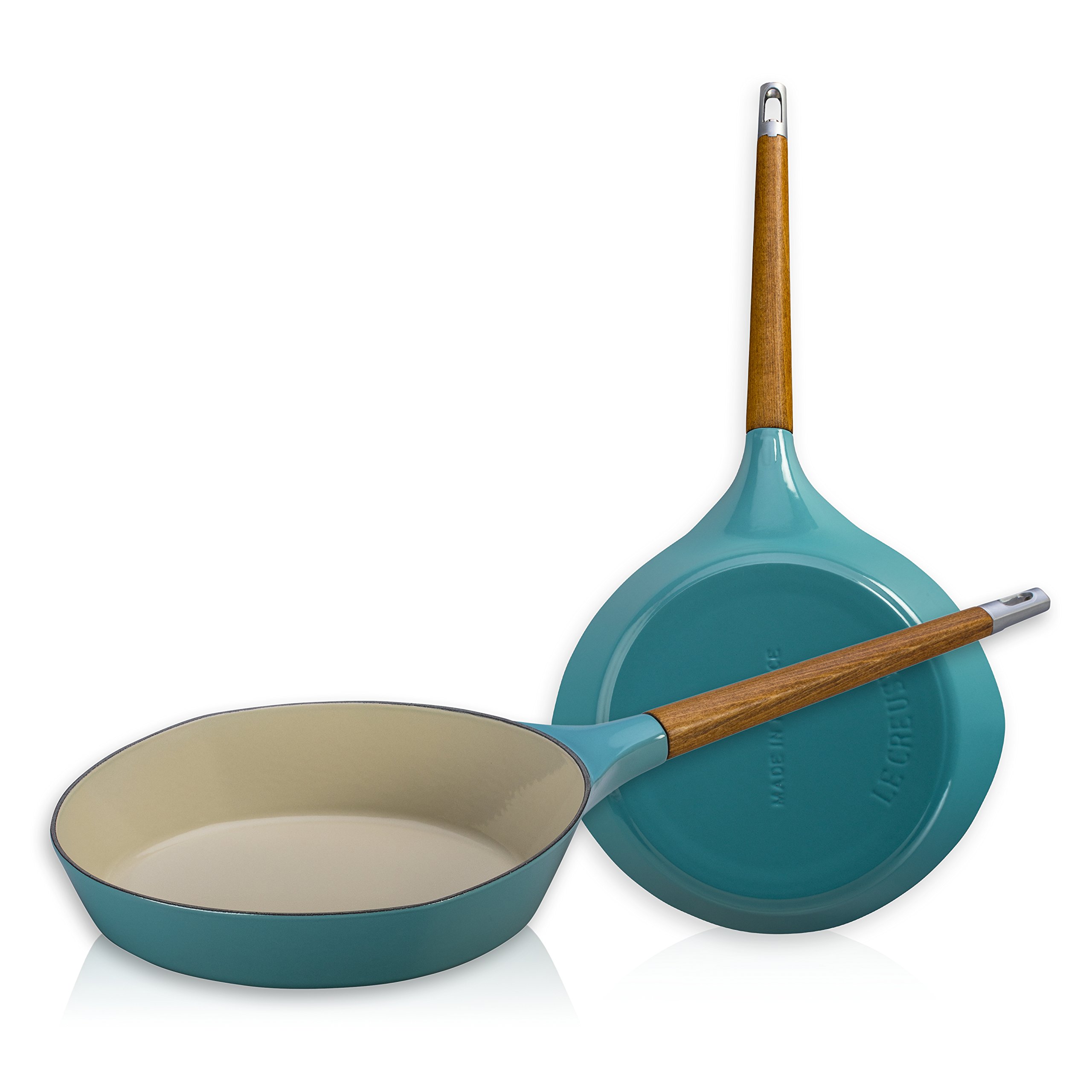 le-creuset-raymond-loewy-enameled-cast-iron-skillet-11-no-longer-available image 1