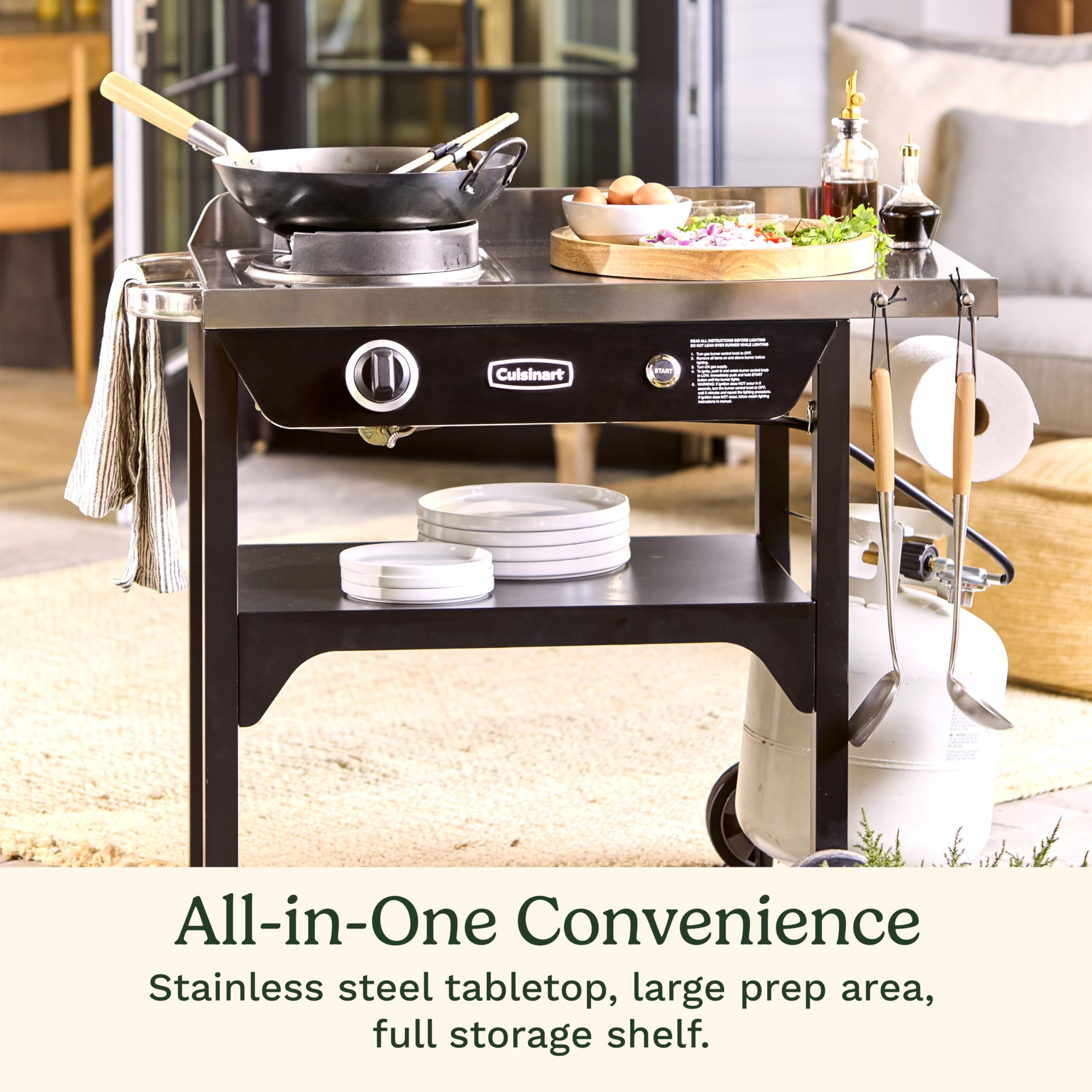 cuisinart-outdoor-wok-station-with-50-000-btu-burner-14-carbon-steel-wok-prep-ta image 6