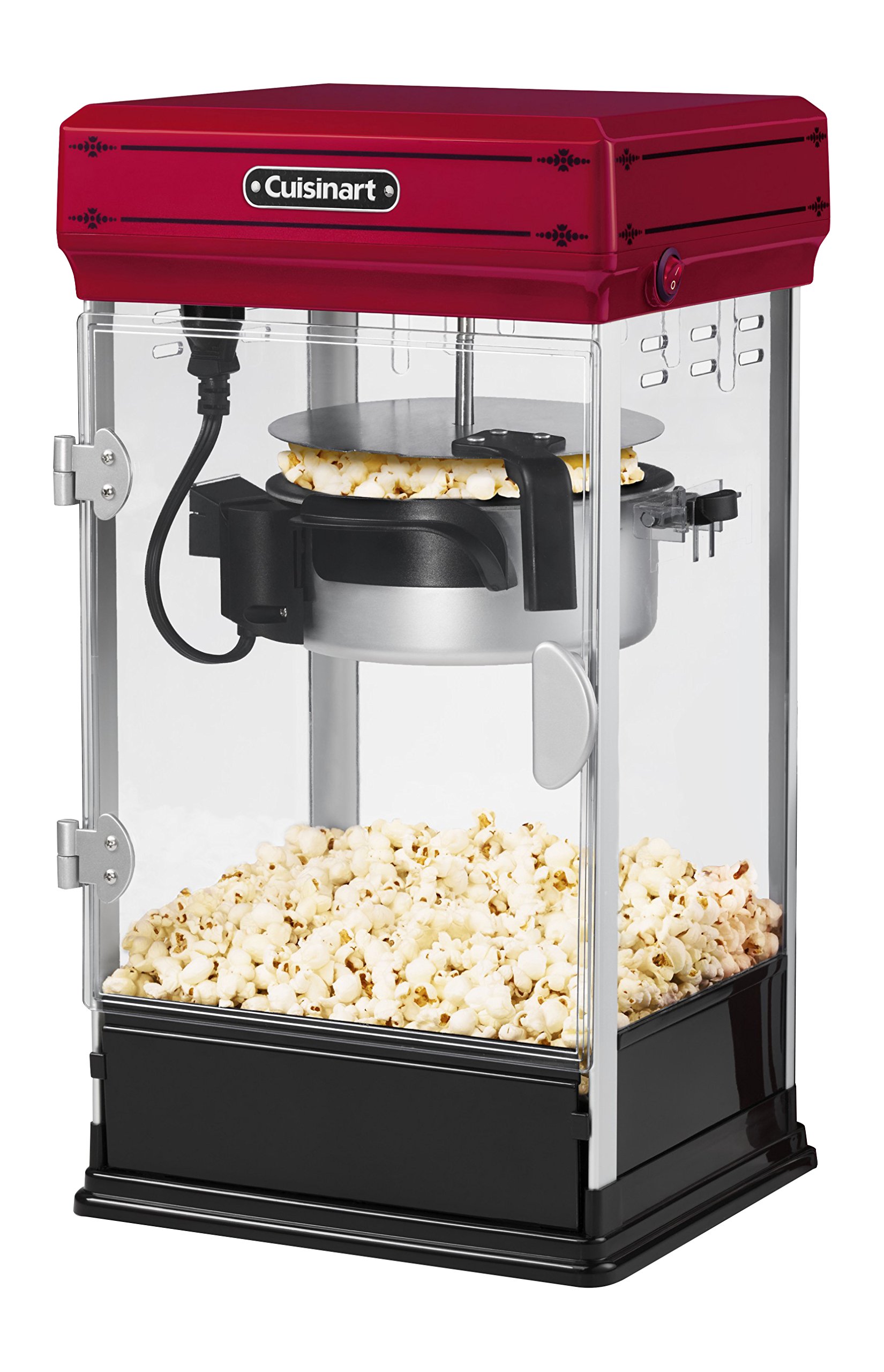 cuisinart-cpm-28-classic-style-popcorn-maker-red-10-cup-capacity image 1