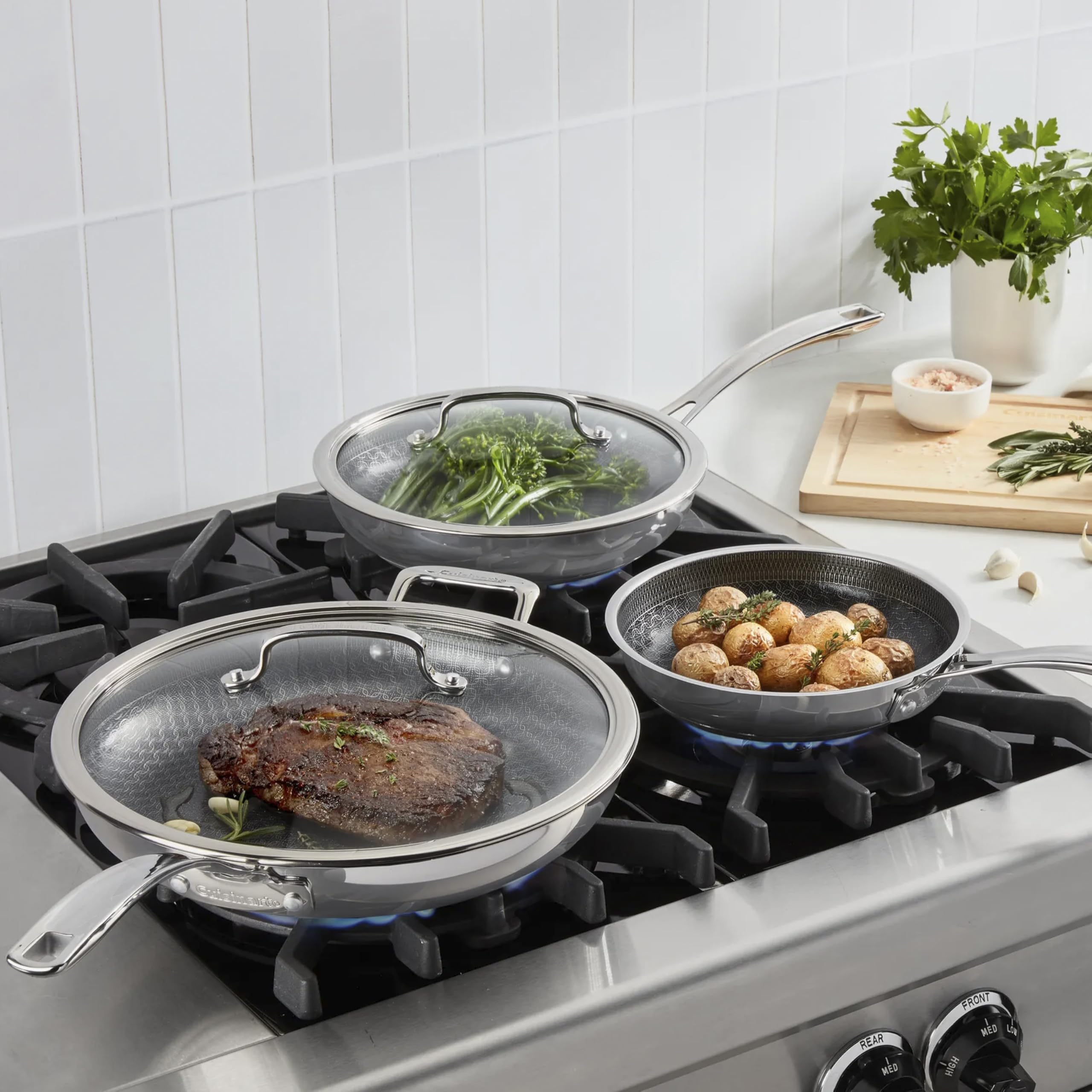 cuisinart-fusionplus-hybrid-stainless-steel-5-piece-skillet-cooking-set-amazon-e image 2
