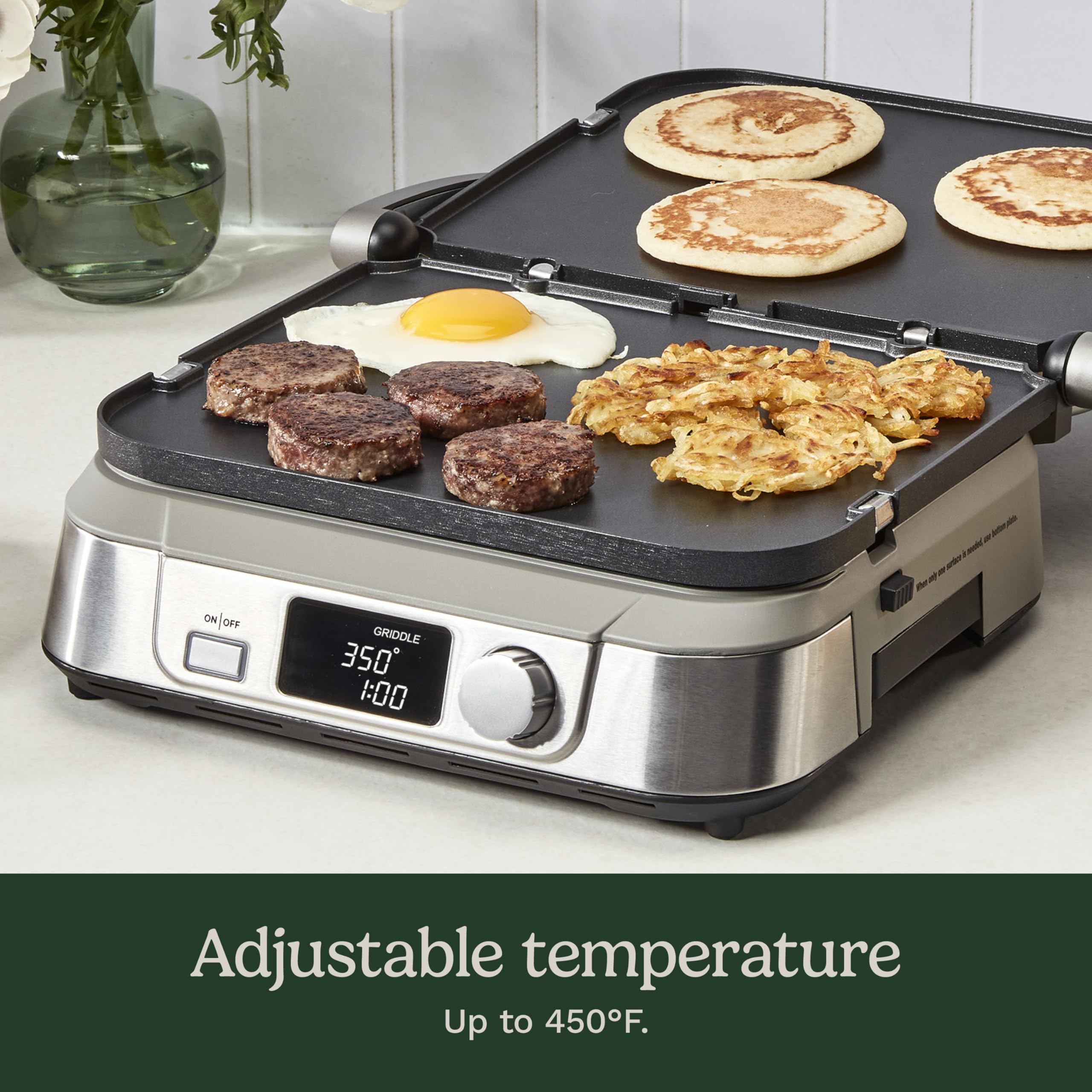 cuisinart-electric-griddler-five-countertop-grill-gr-5nas-5-in-1-panini-press-gr image 2
