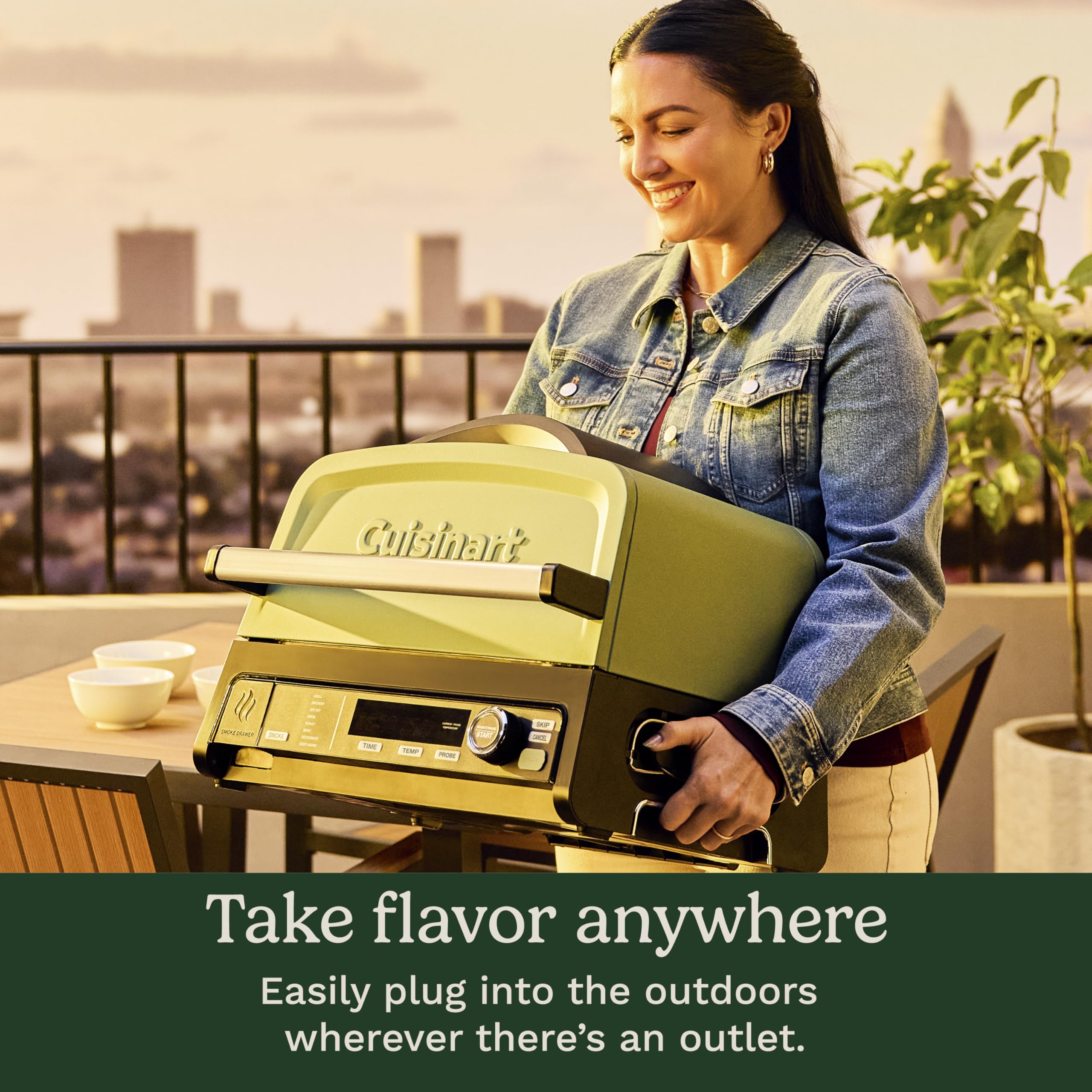 cuisinart-flavorboost-8-in-1-outdoor-electric-bbq-grill-portable-smoker-with-air image 7
