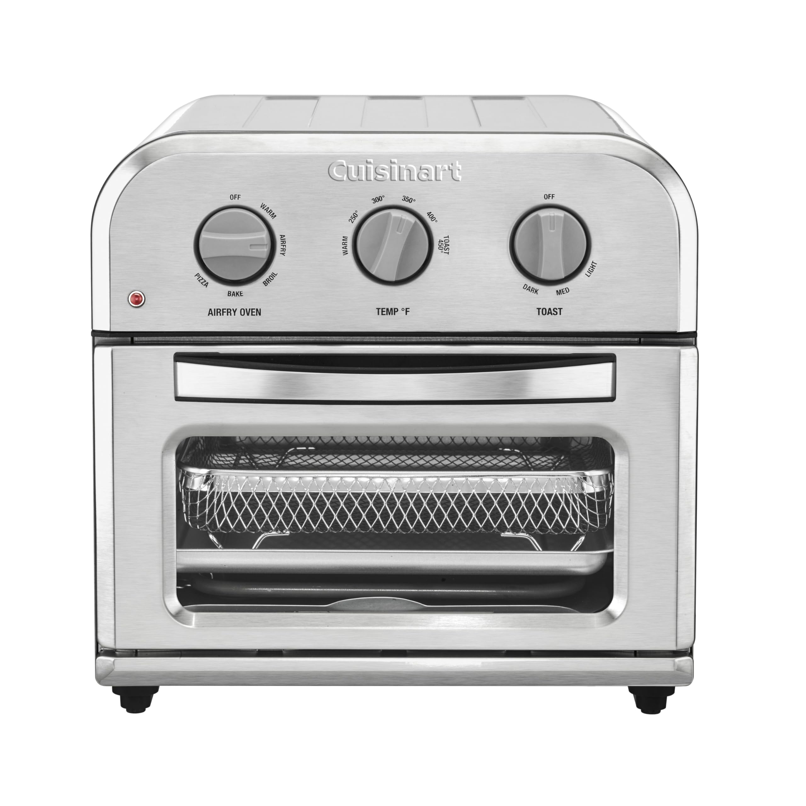 cuisinart-compact-air-fryer-toaster-oven-toa-26-stainless-steel-6-in-1 image 1